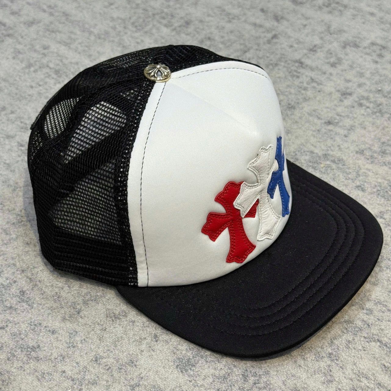 Chrome Hearts Chrome hearts hat trucker king taco red/white/blue Size ONE SIZE - 2 Thumbnail