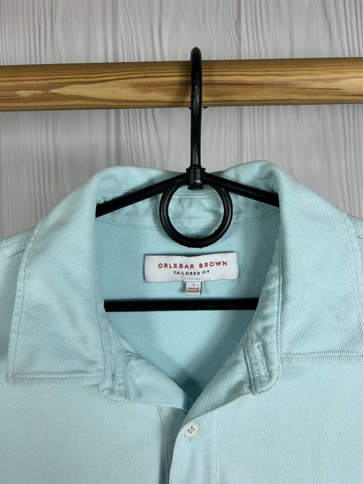 Orlebar Brown Orlebar Brown Tailored Fit Blue Polo Shirt Size S Size US S / EU 44-46 / 1 - 8 Thumbnail