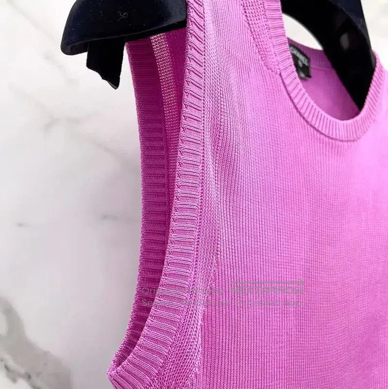 Chanel Chanel Purple Silk Women's Top . Size S / US 4 / IT 40 - 6 Thumbnail