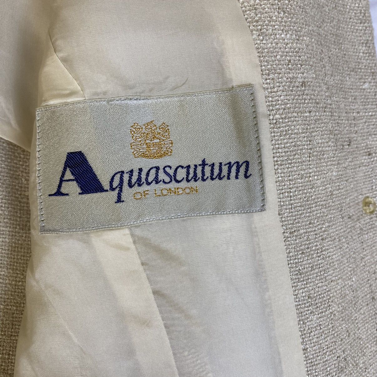 Aquascutum Aquascutum Tweed Linen Blazer Size M / US 6-8 / IT 42-44 - 9 Thumbnail