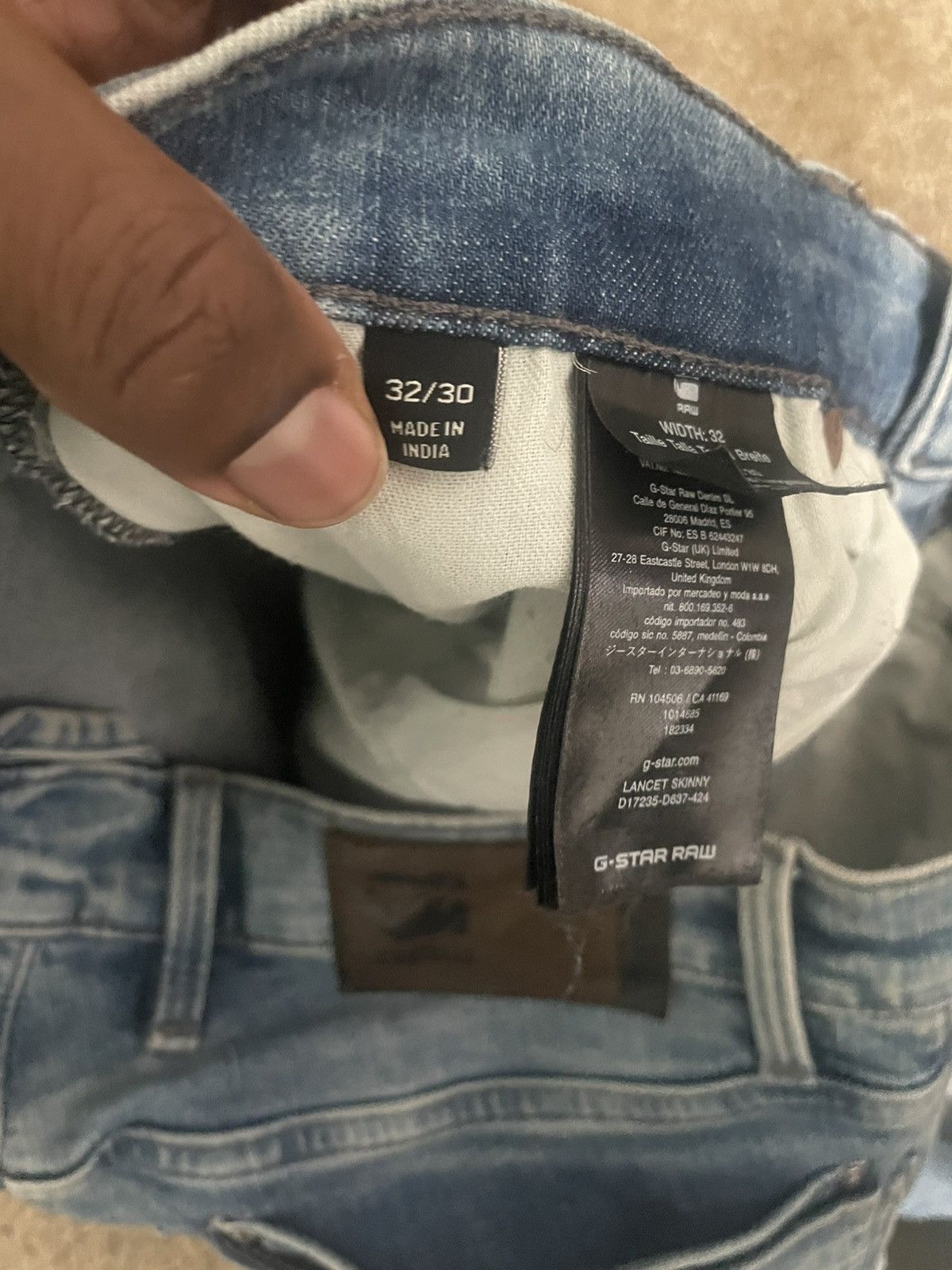 G-Star G star skinny denim Size US 32 / EU 48 - 4 Thumbnail