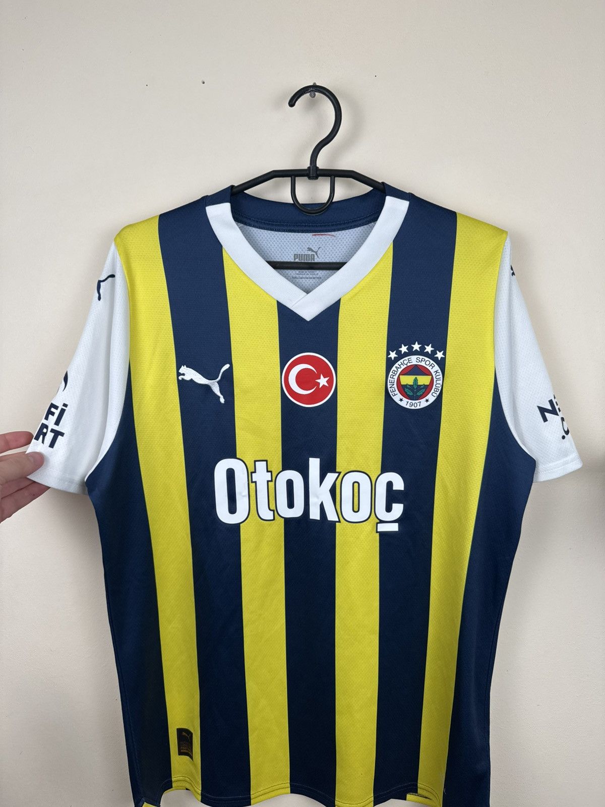 Puma Fenerbahce 2023 2024 Jersey Puma Home Kit Football Soccer M Size US M / EU 48-50 / 2 - 8 Thumbnail