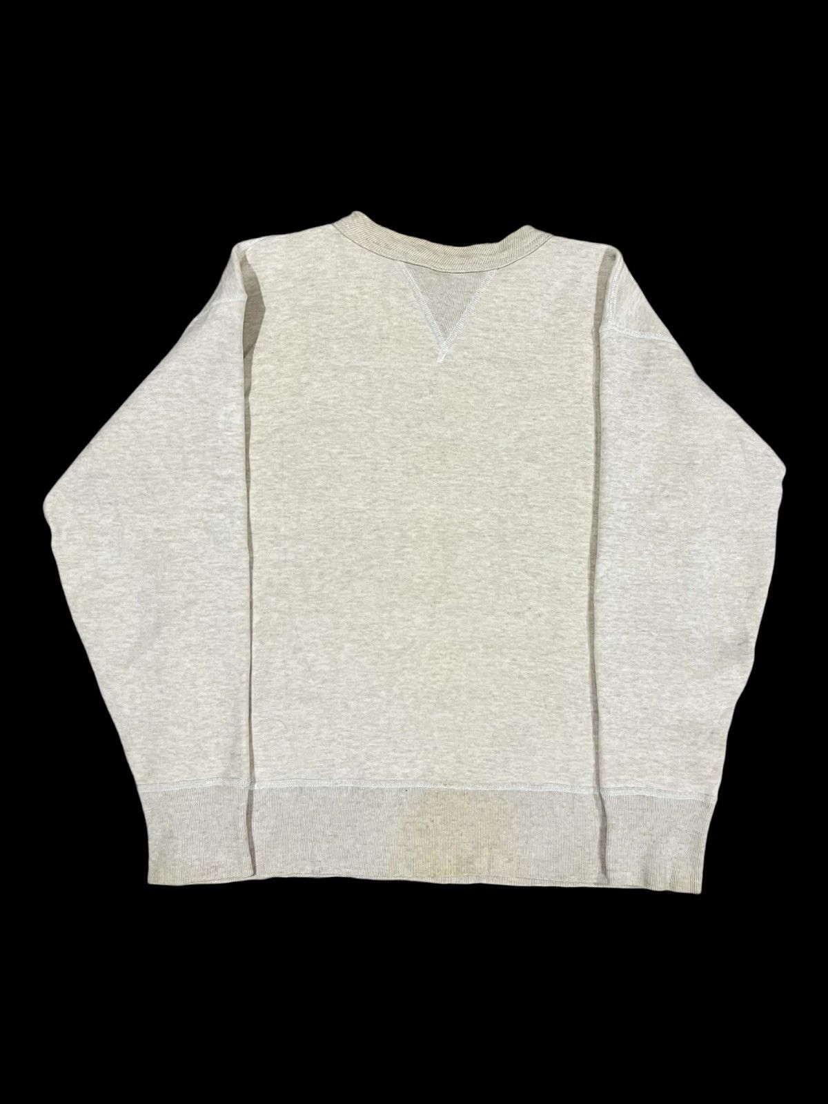 The Real McCoy's 1940s Double V Two Tones Loopwheel Thick Cotton Boxy Sweater Size US S / EU 44-46 / 1 - 4 Thumbnail