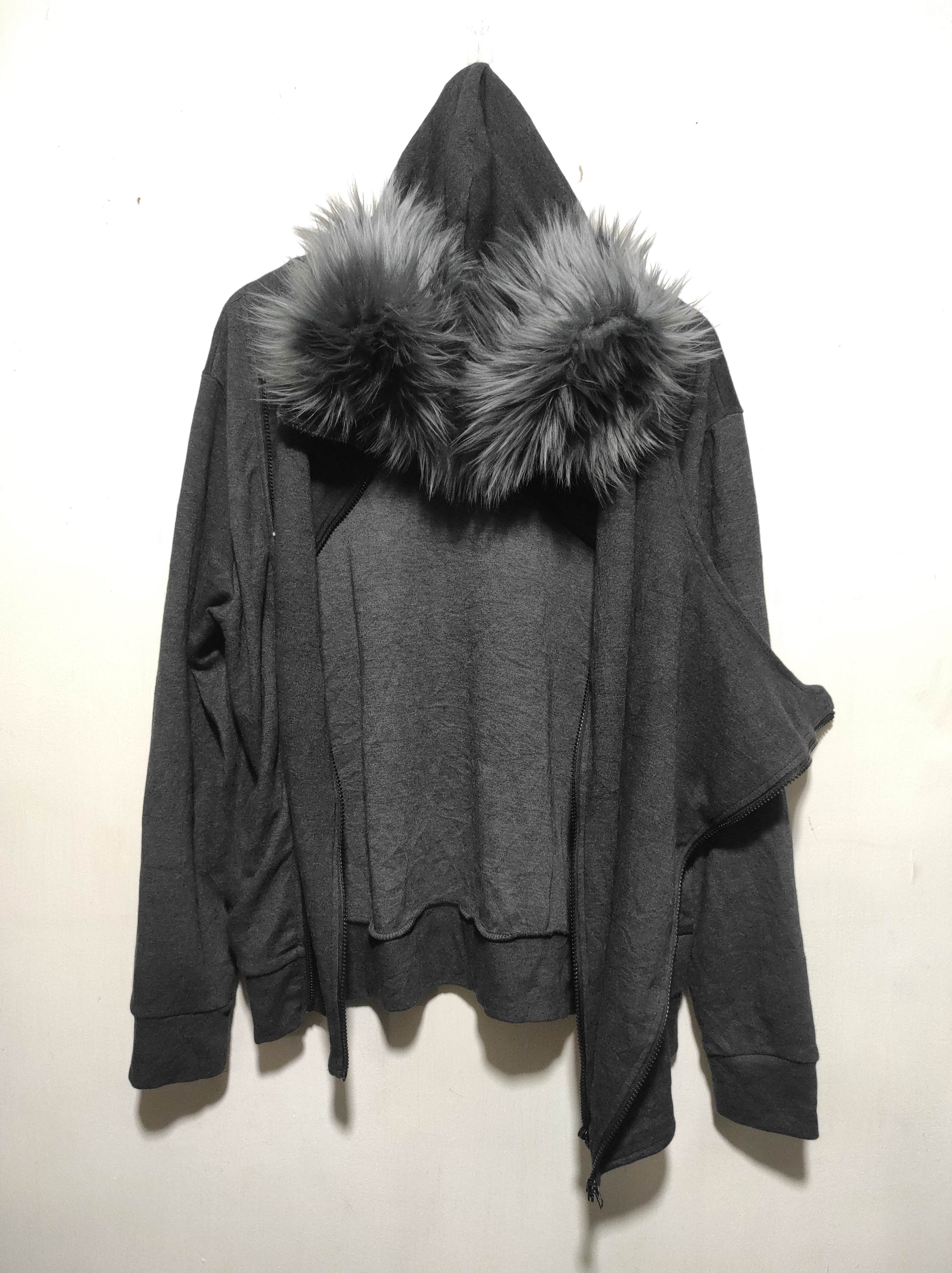 KMRii Soho Asymetrical Zipper Fur Hoodie LGB i6w9 style Size US M / EU 48-50 / 2 - 8 Thumbnail