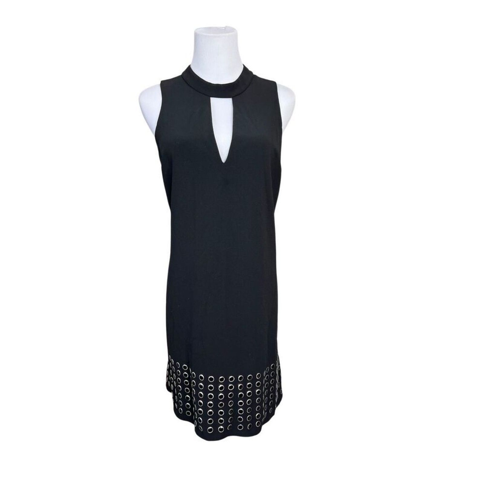 Guess Guess Deetra Halter Aline Dress Black LARGE Preppy LBD City Size L / US 10 / IT 46 - 3 Thumbnail
