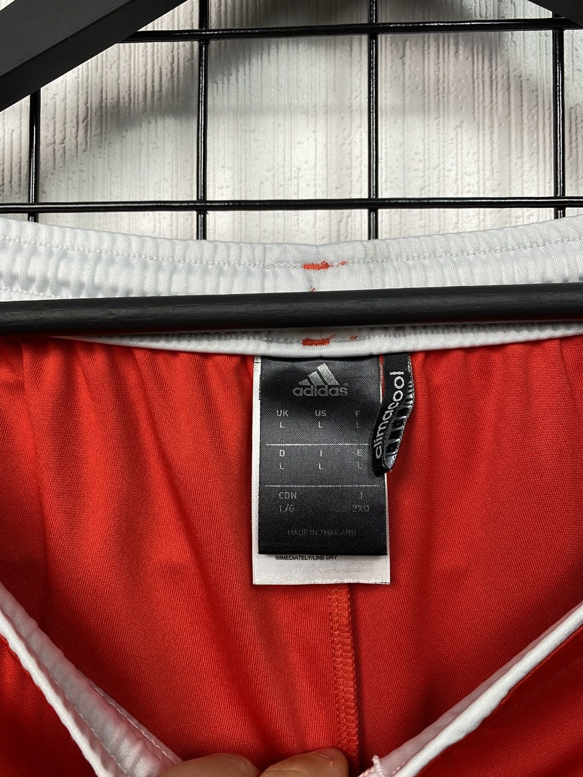 Adidas × Vintage Adidas Bayern Munich 2014-2015 Shorts Soccer Football Red L Size US 34 / EU 50 - 10 Thumbnail