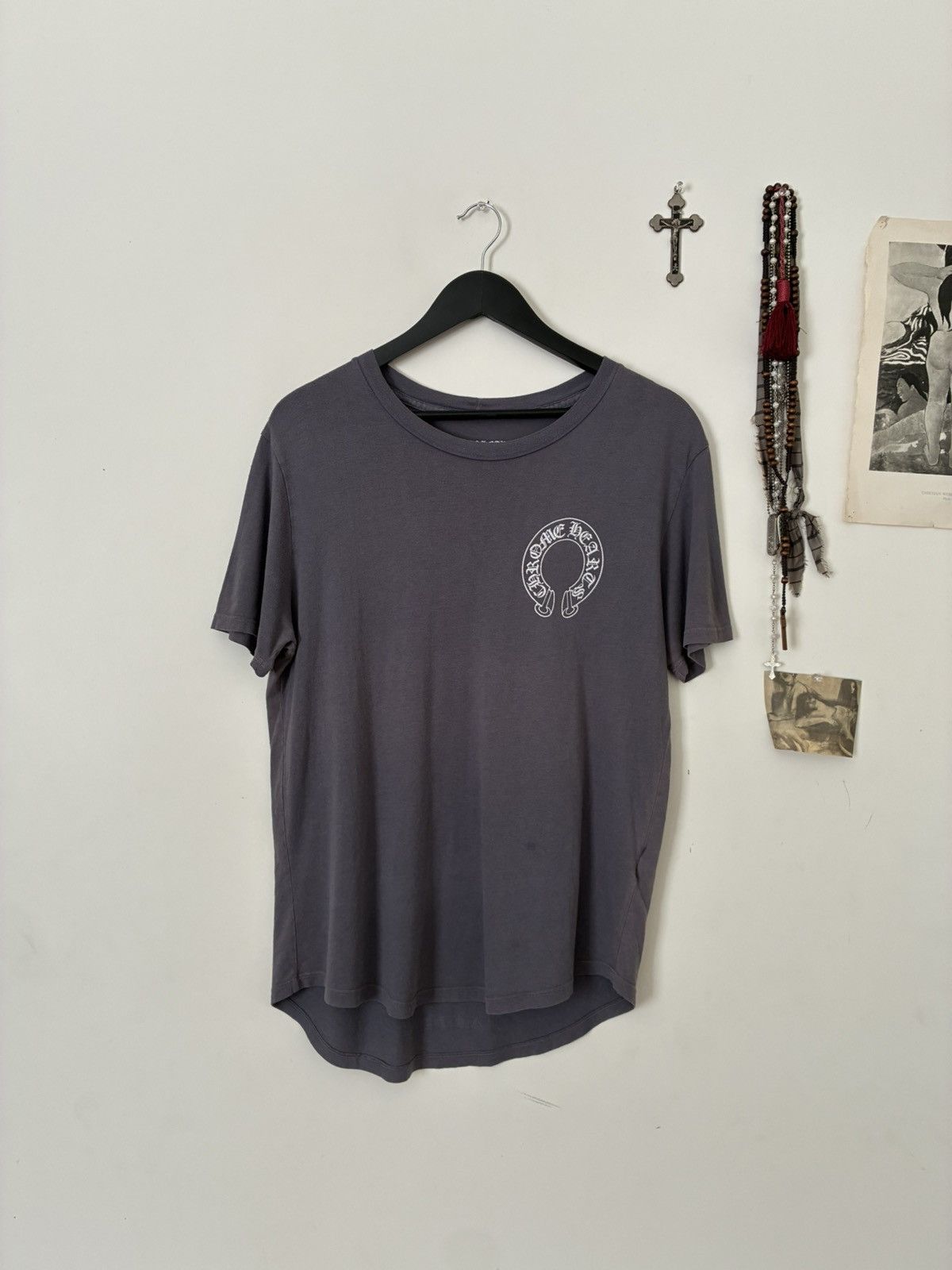 Chrome Hearts Vintage Chrome Hearts Star T-Bar Logo Tee | Grailed
