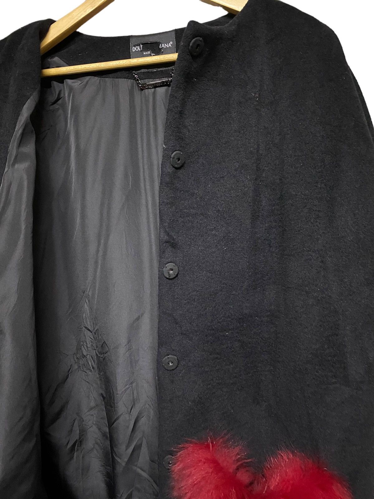 Dolce & Gabbana Authentic🔥Dolce & Gabana Long Coat With Mink Fur Over-Pocket Size US M / EU 48-50 / 2 - 10 Thumbnail