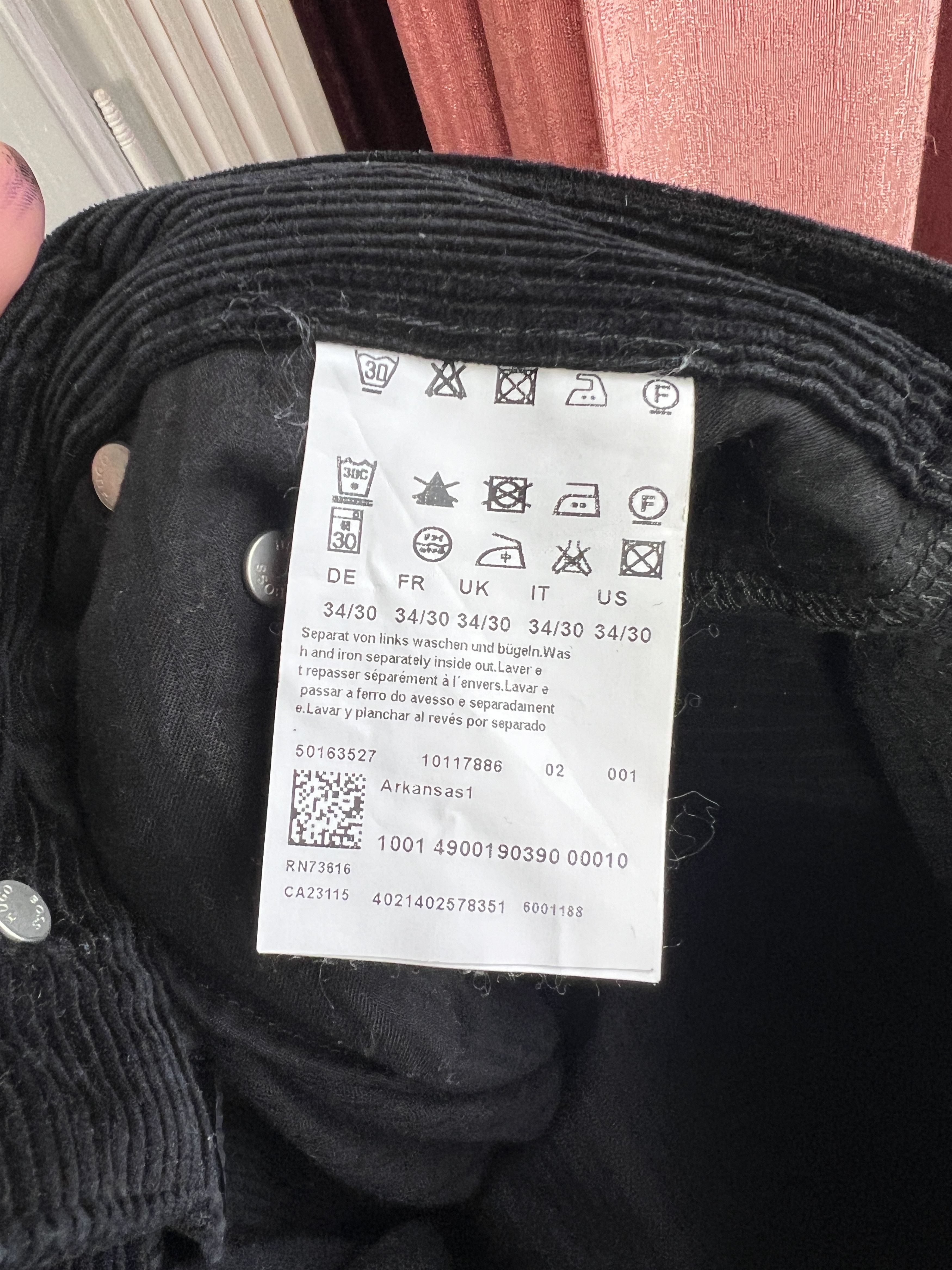 Hugo Boss HUGO BOSS CORDUROY VINTAGE PANTS RELAX FIT Size US 34 / EU 50 - 9 Thumbnail