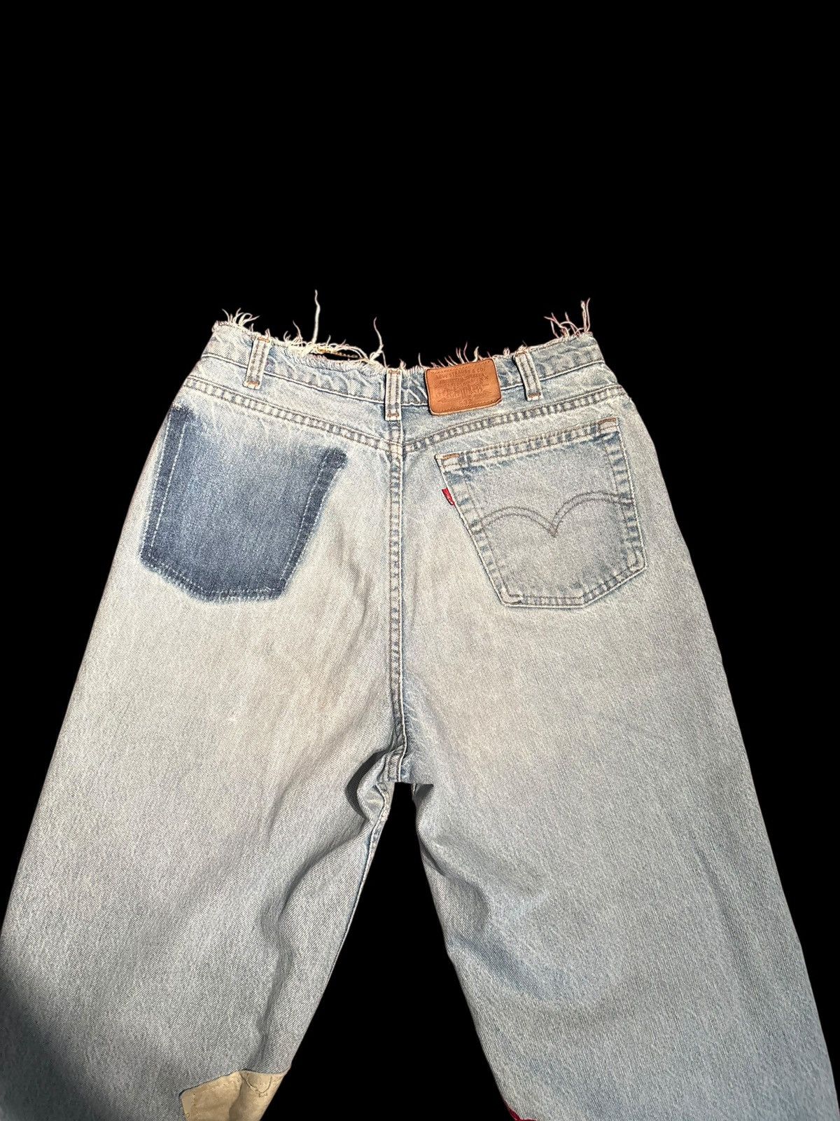 Levi's ‘Sole in Vaggio’ Vinatge Patchwork Denim Size US 30 / EU 46 - 3 Thumbnail