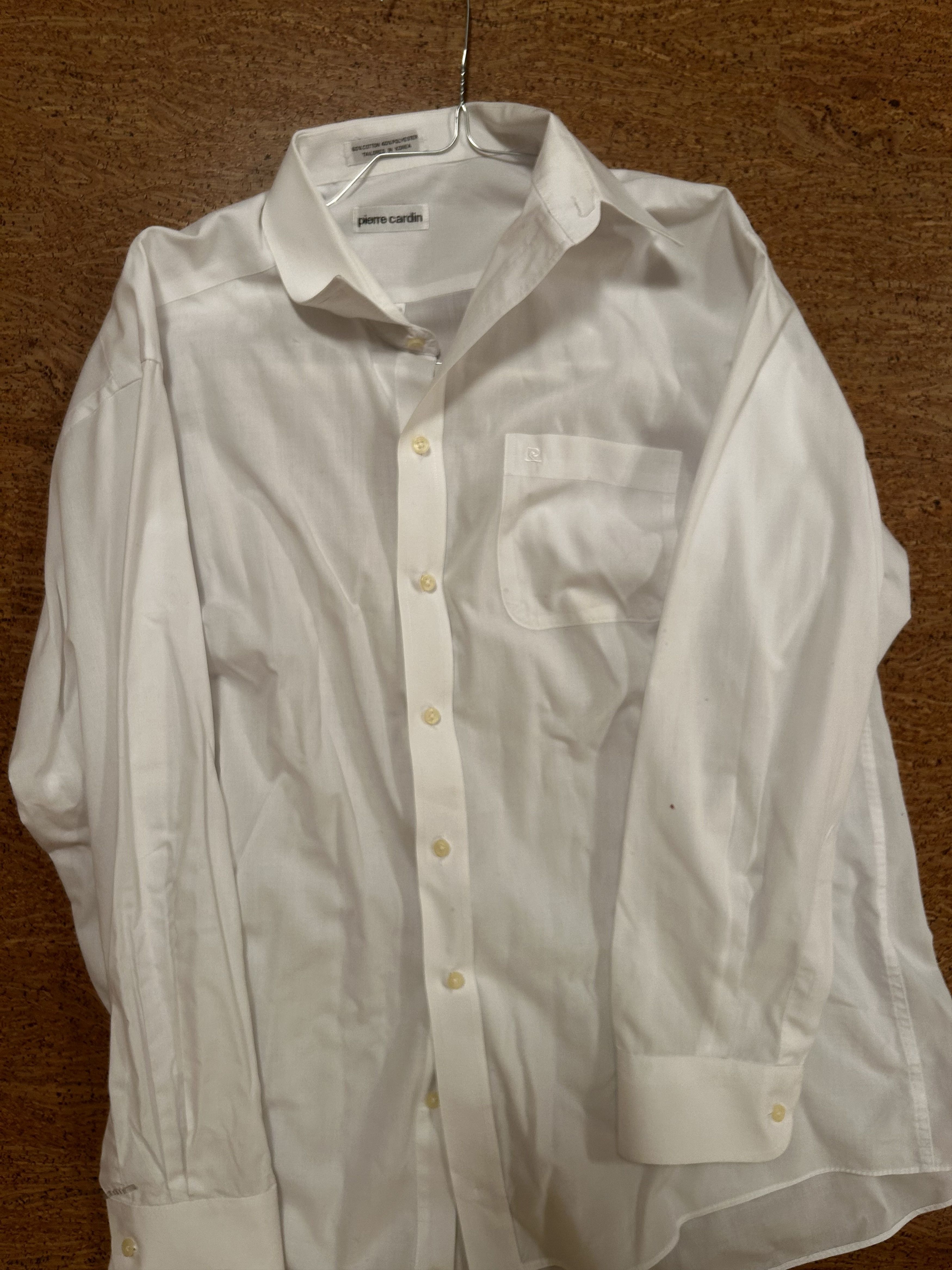 Pierre Cardin White Vintage Shirt Size US L / EU 52-54 / 3 - 1 Thumbnail