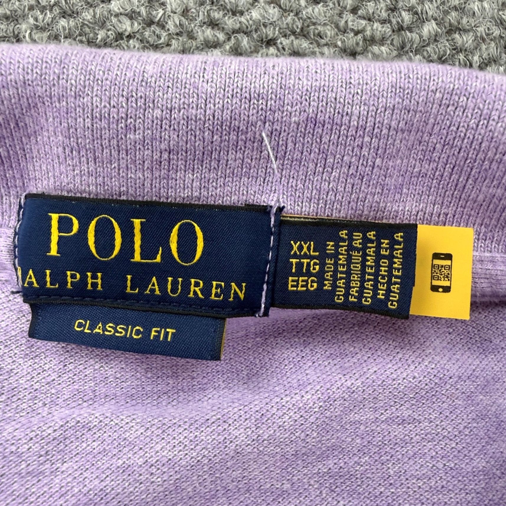 Polo Ralph Lauren POLO RALPH LAUREN Polo Shirt Men 2XL Purple Classic Fit Short Sleeve Pony Logo Size US XXL / EU 58 / 5 - 4 Thumbnail