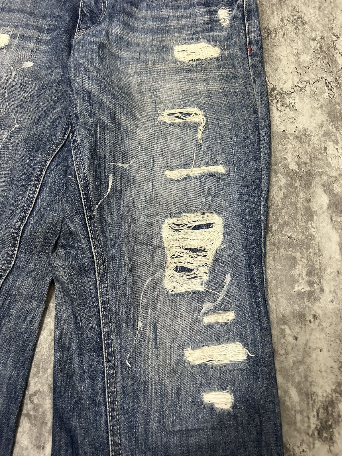 If Six Was Nine × Japanese Brand × Nicole Club 179/WG Nicole Club Distressed Bandana Pocket Back Jeans Size US 32 / EU 48 - 7 Thumbnail