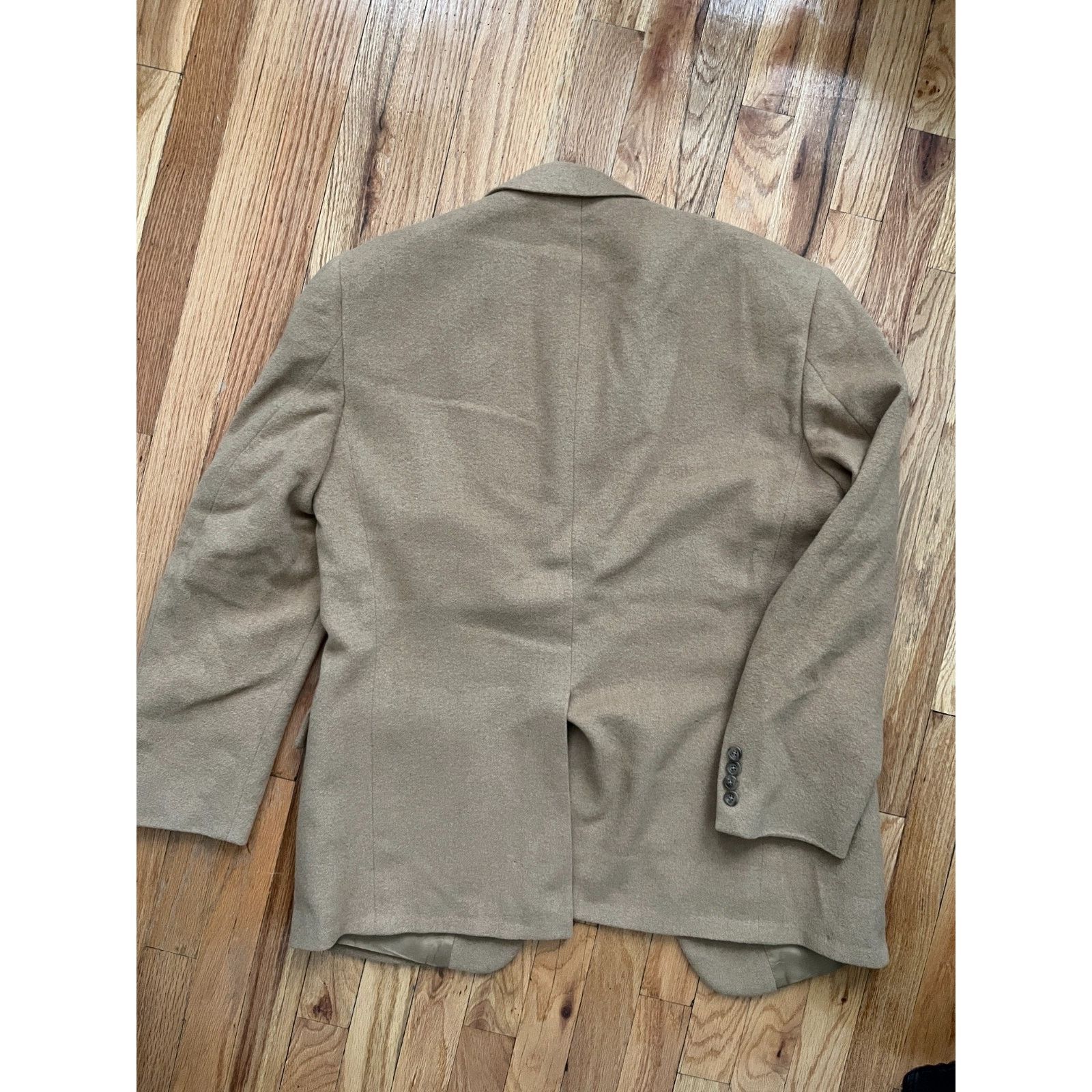 Polo Ralph Lauren VTG Polo Ralph Lauren Blazer Mens 40R Tan Camel Hair Size 40R - 2 Thumbnail