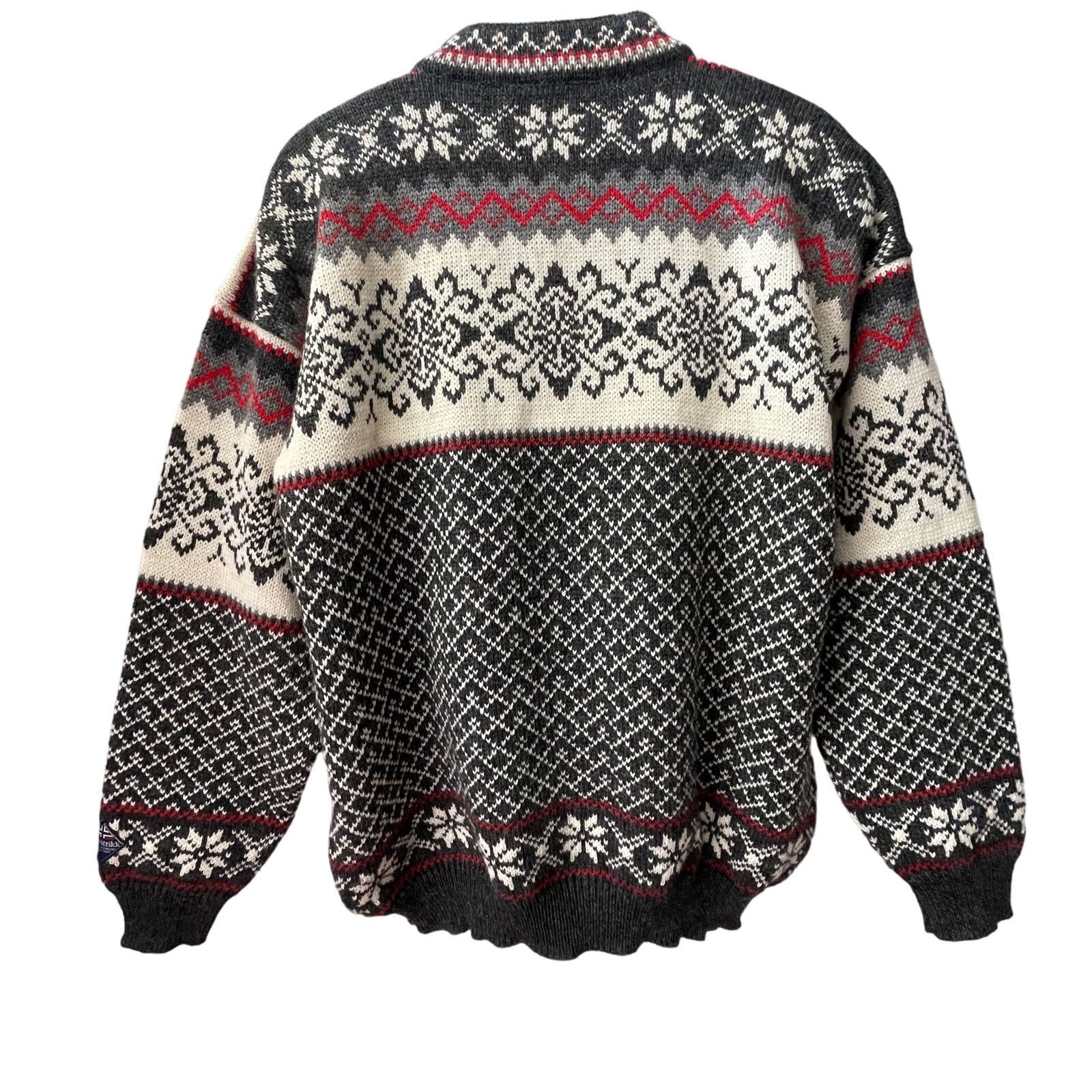 Vintage Nordstrikk Traditional Norwegian Mock Neck Sweater Size L Size US L / EU 52-54 / 3 - 4 Thumbnail