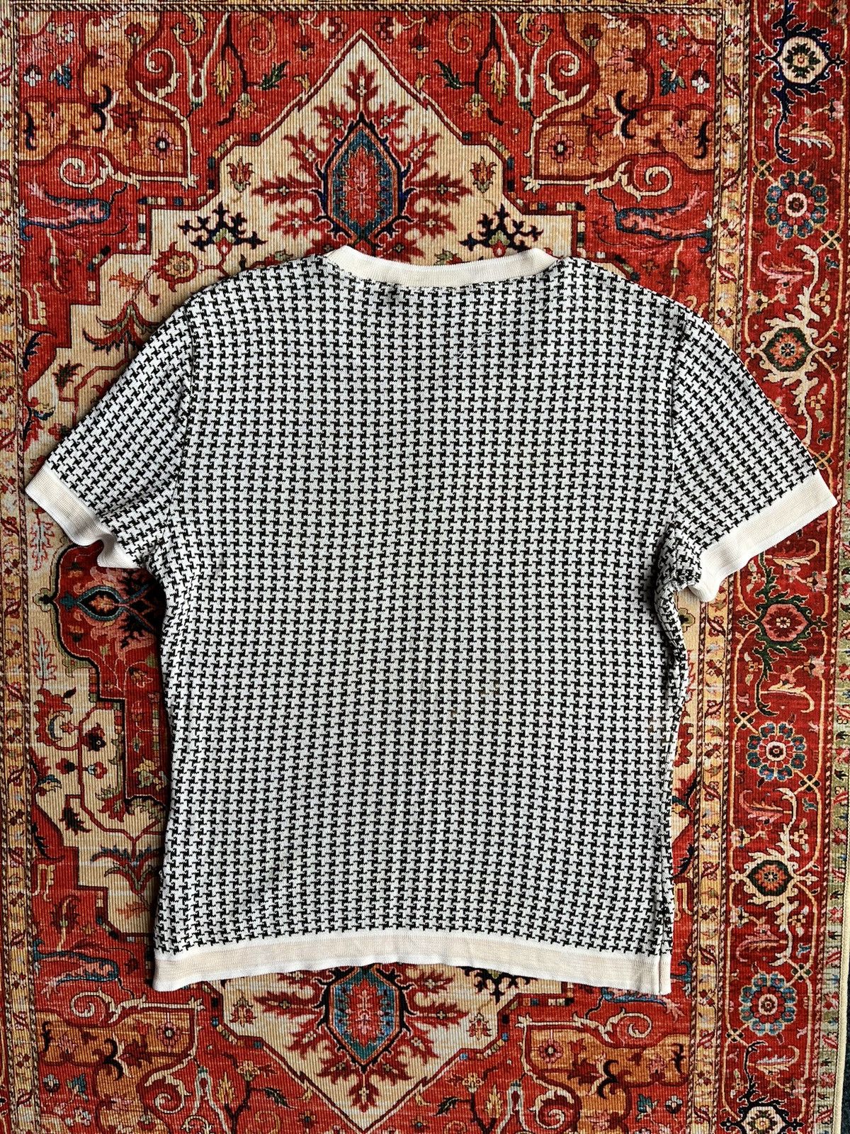 Dior Christian Dior Monogram Knit T-Shirt XS Size XS / US 0-2 / IT 36-38 - 6 Thumbnail
