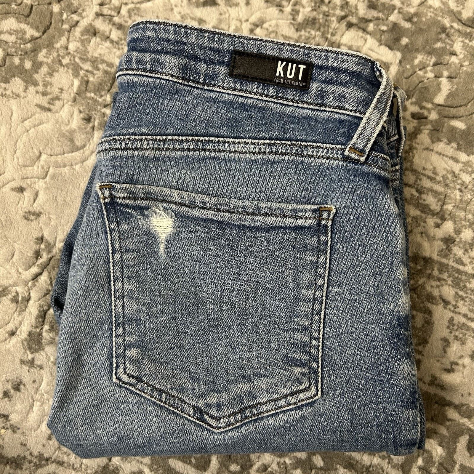 Other KUT from the Kloth High-Rise Fab AB Cigarette Leg- Size 8 Size 30" / US 8 / IT 44 - 11 Thumbnail