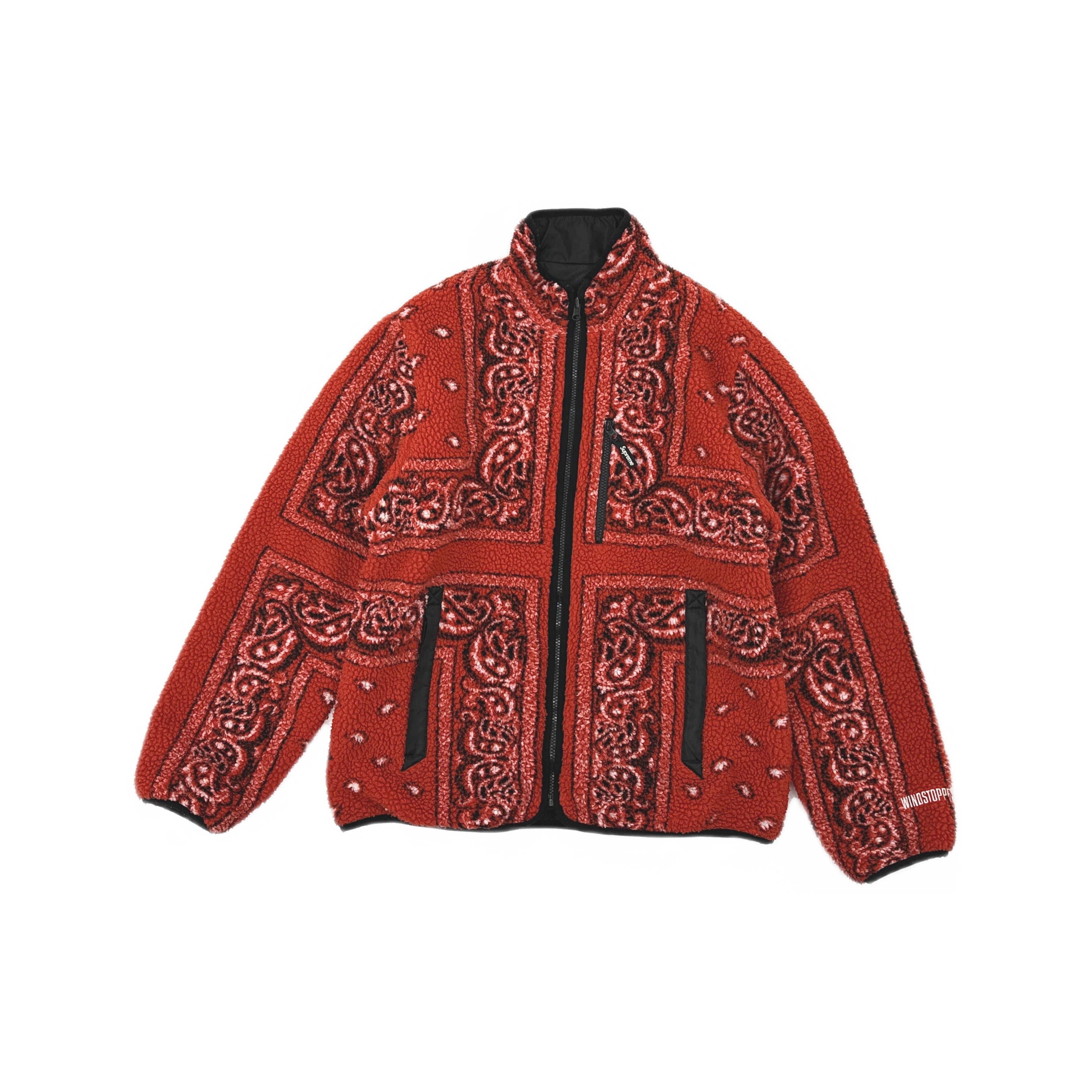 Supreme Supreme Bandana Fleece Jacket Size L Size US L / EU 52-54 / 3 - 1 Thumbnail