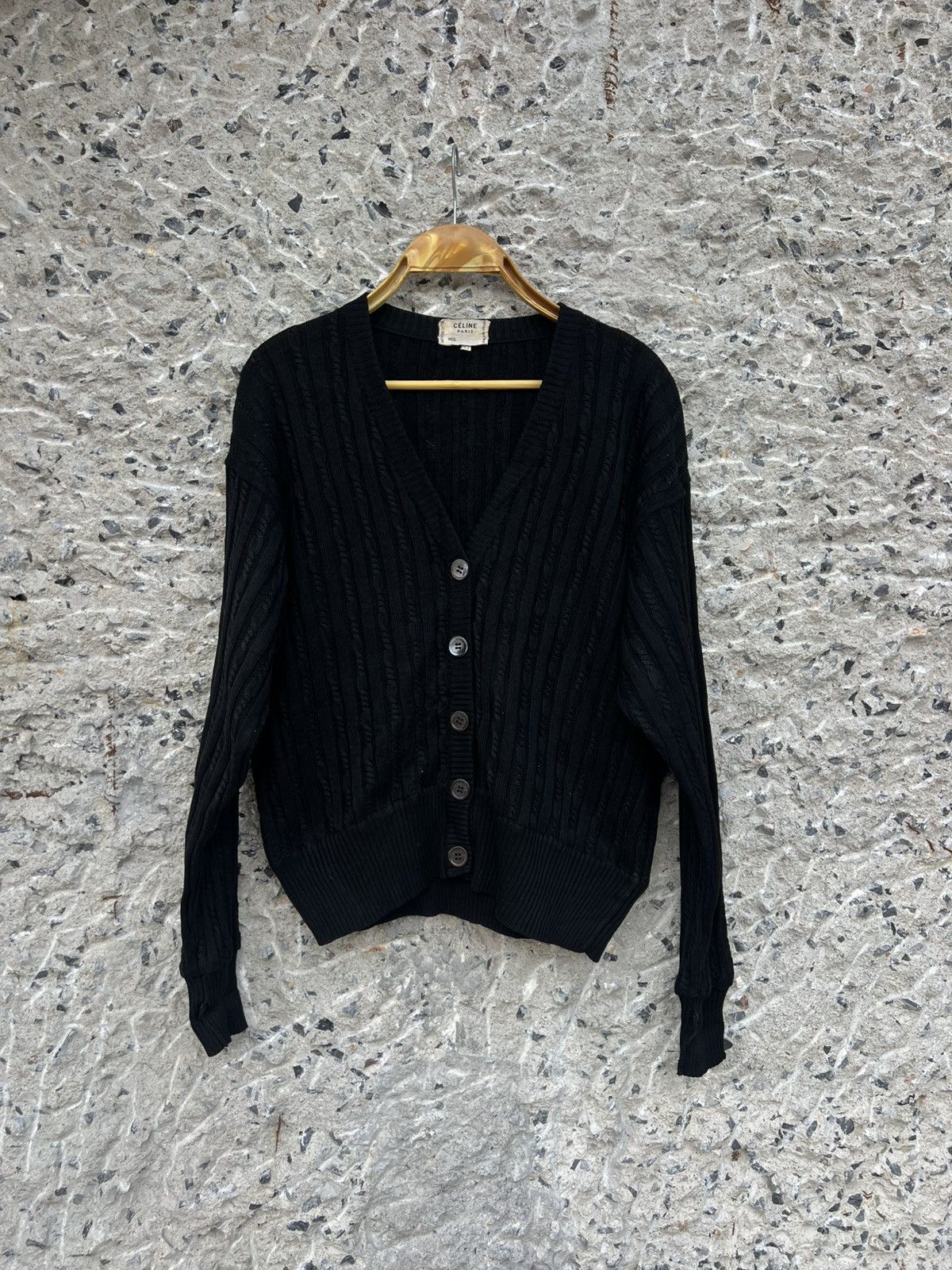 Celine VTG CELINE KNIT CADIGAN 80s Size US M / EU 48-50 / 2 - 2 Thumbnail