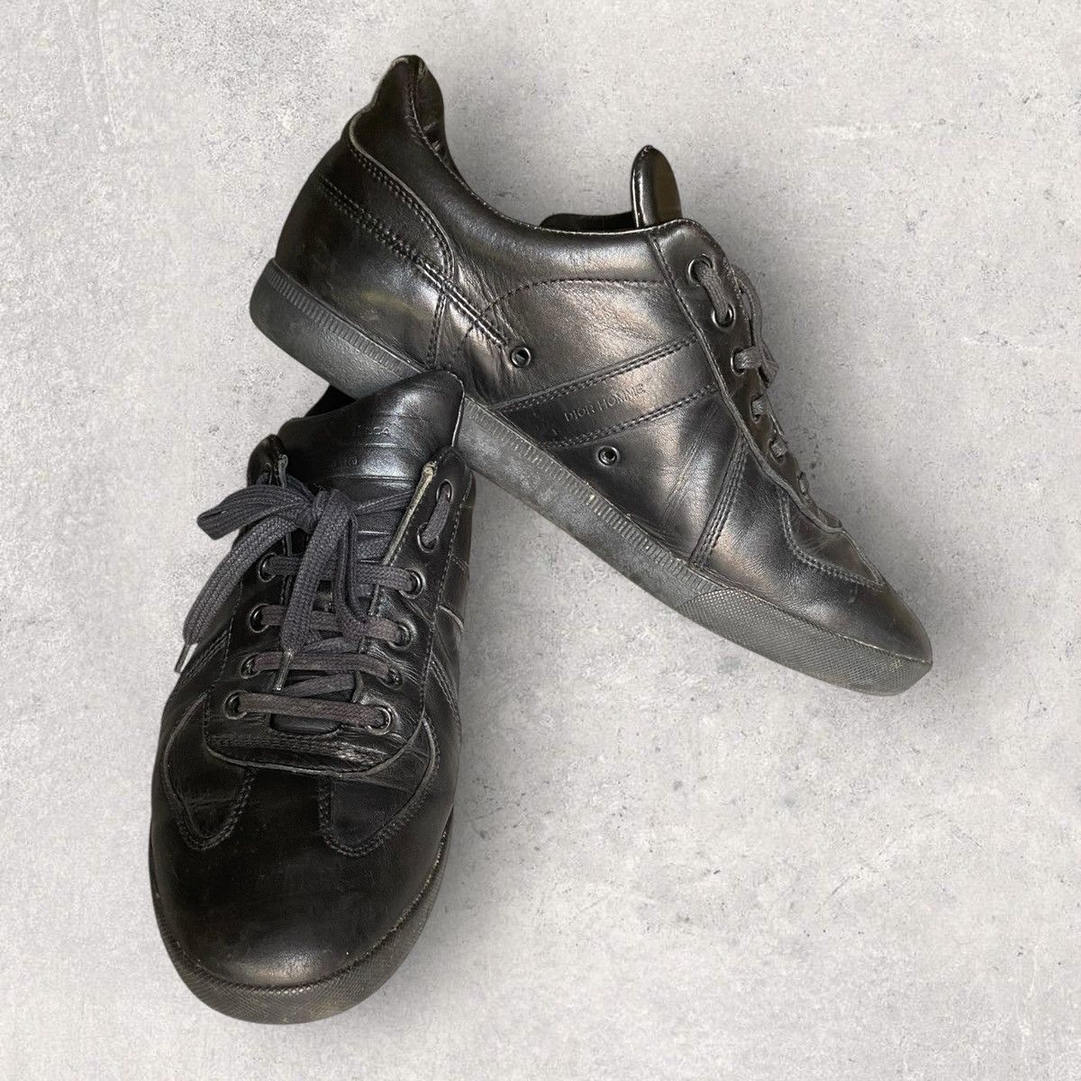 Dior Fall05 Black Leather B01 Hedi Slimane Era Size US 8 / EU 41 - 6 Thumbnail