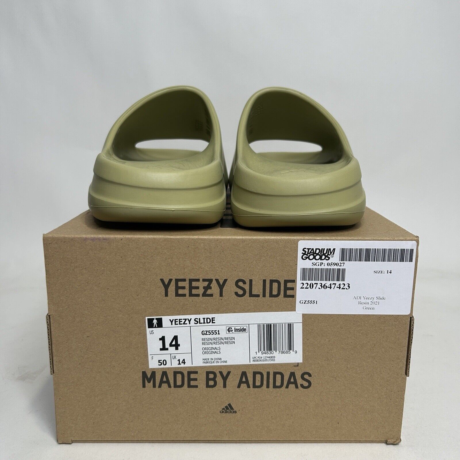 Adidas Adidas Yeezy Slide “Resin” 2024 Size US 14 / EU 47 - 4 Thumbnail