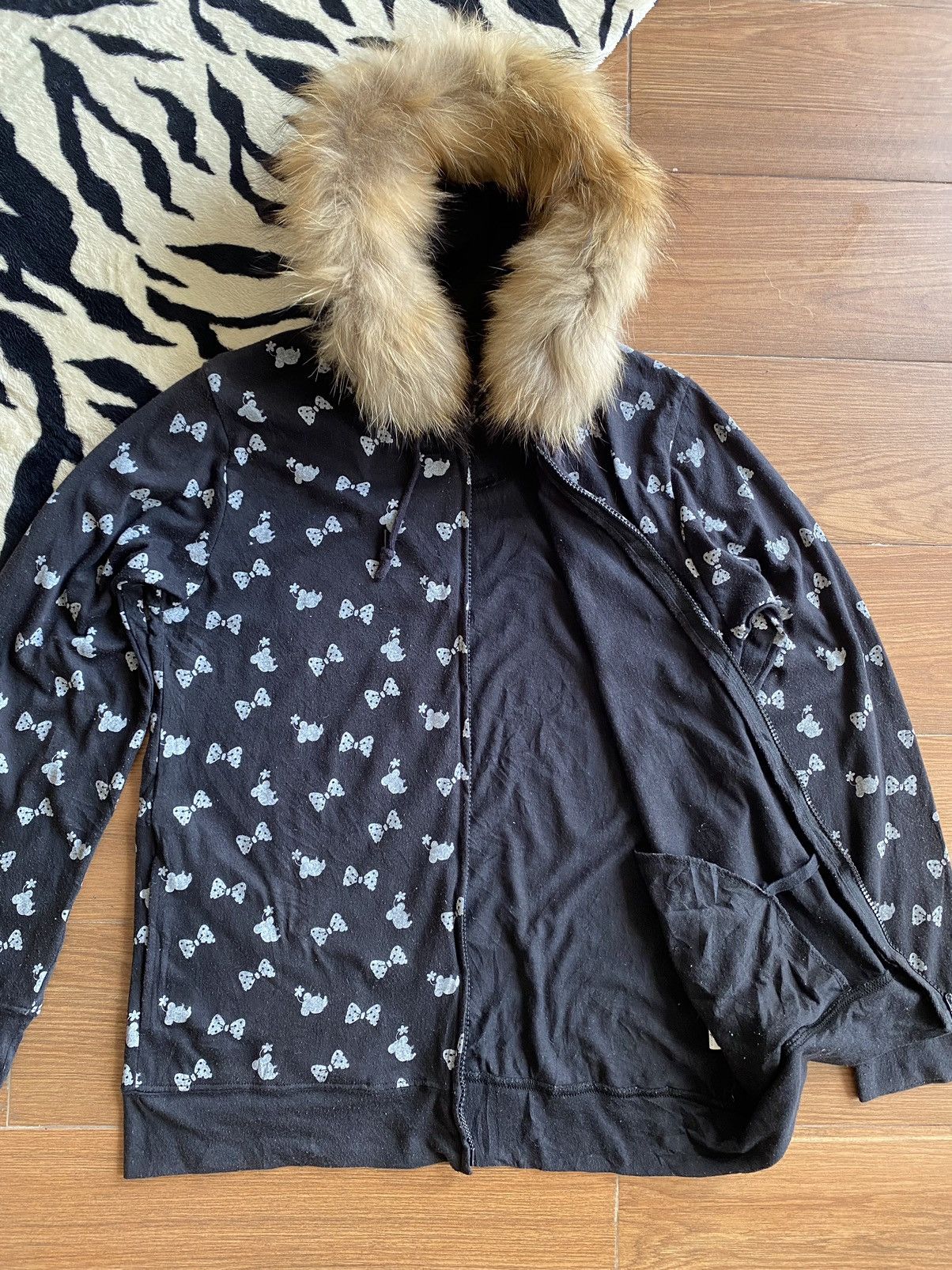 If Six Was Nine × Japanese Brand × Le Grande Bleu (L.G.B.) Japanese Brand Fur Hoodie Aop Ifsixwasnine Style Size US L / EU 52-54 / 3 - 3 Thumbnail