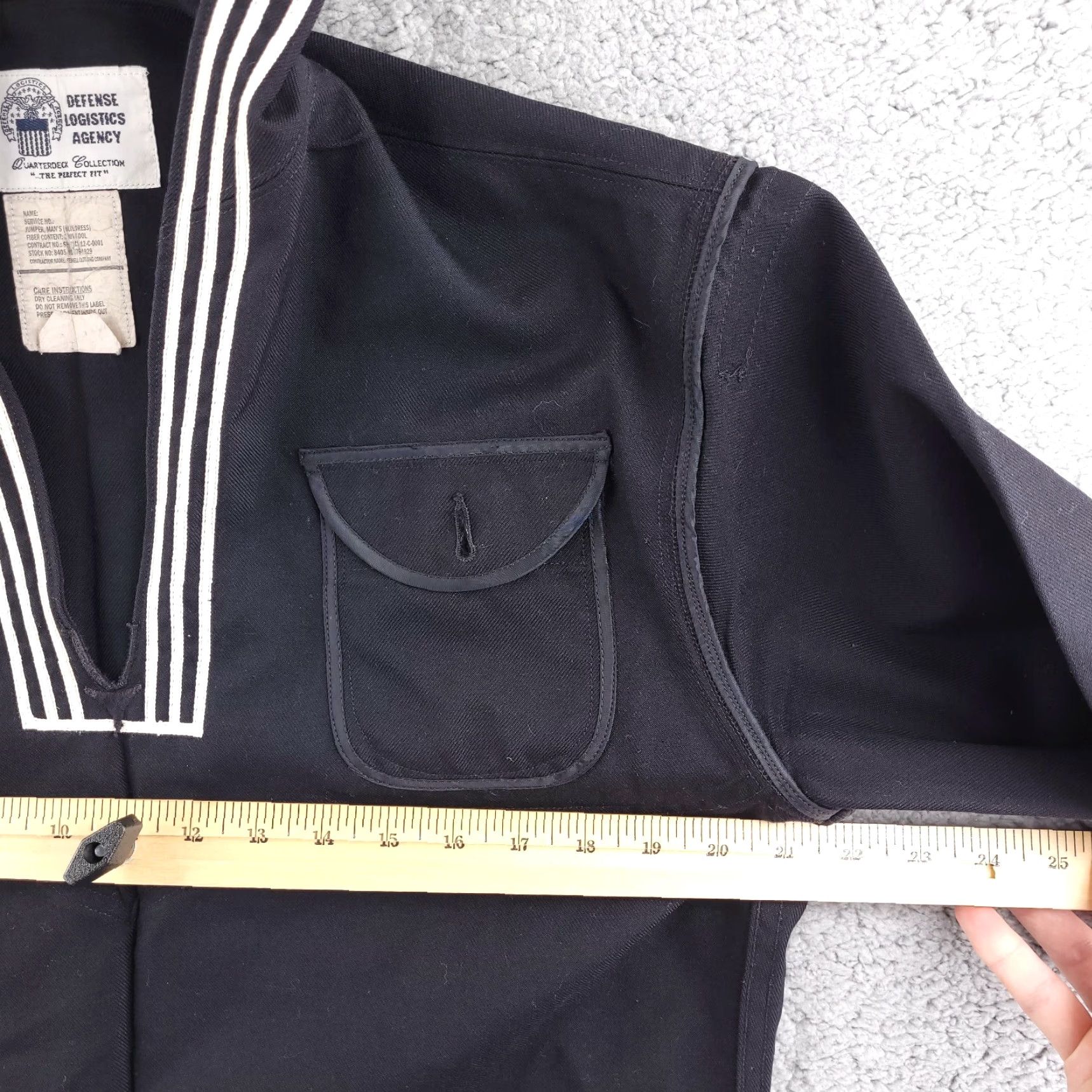 Vintage Defense Logistics Hoodie Men Jumper Blue Coat 44L Dress - L - Regular Size Navy Mens Size US L / EU 52-54 / 3 - 7 Thumbnail