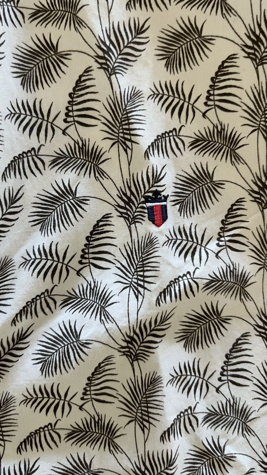 Louis Philippe Louis Philippe - Leaf Print Casual Button-Up Shirt Size US S / EU 44-46 / 1 - 4 Thumbnail