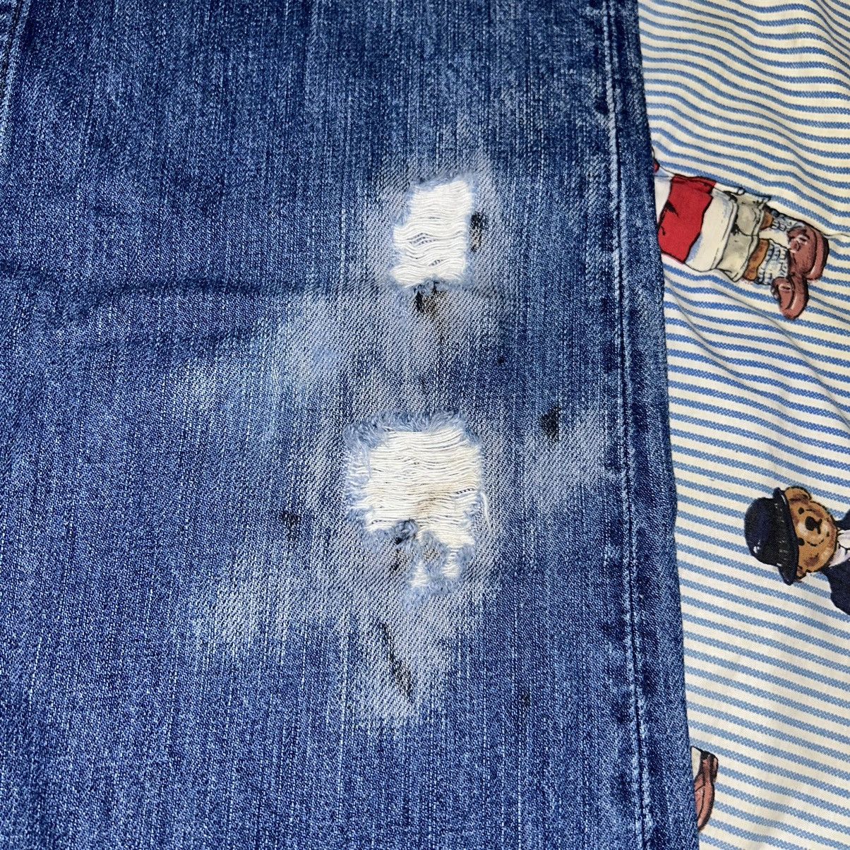 Evisu ‘2000’ Vintage Evisu Distressed Jeans Size US 30 / EU 46 - 24 Thumbnail