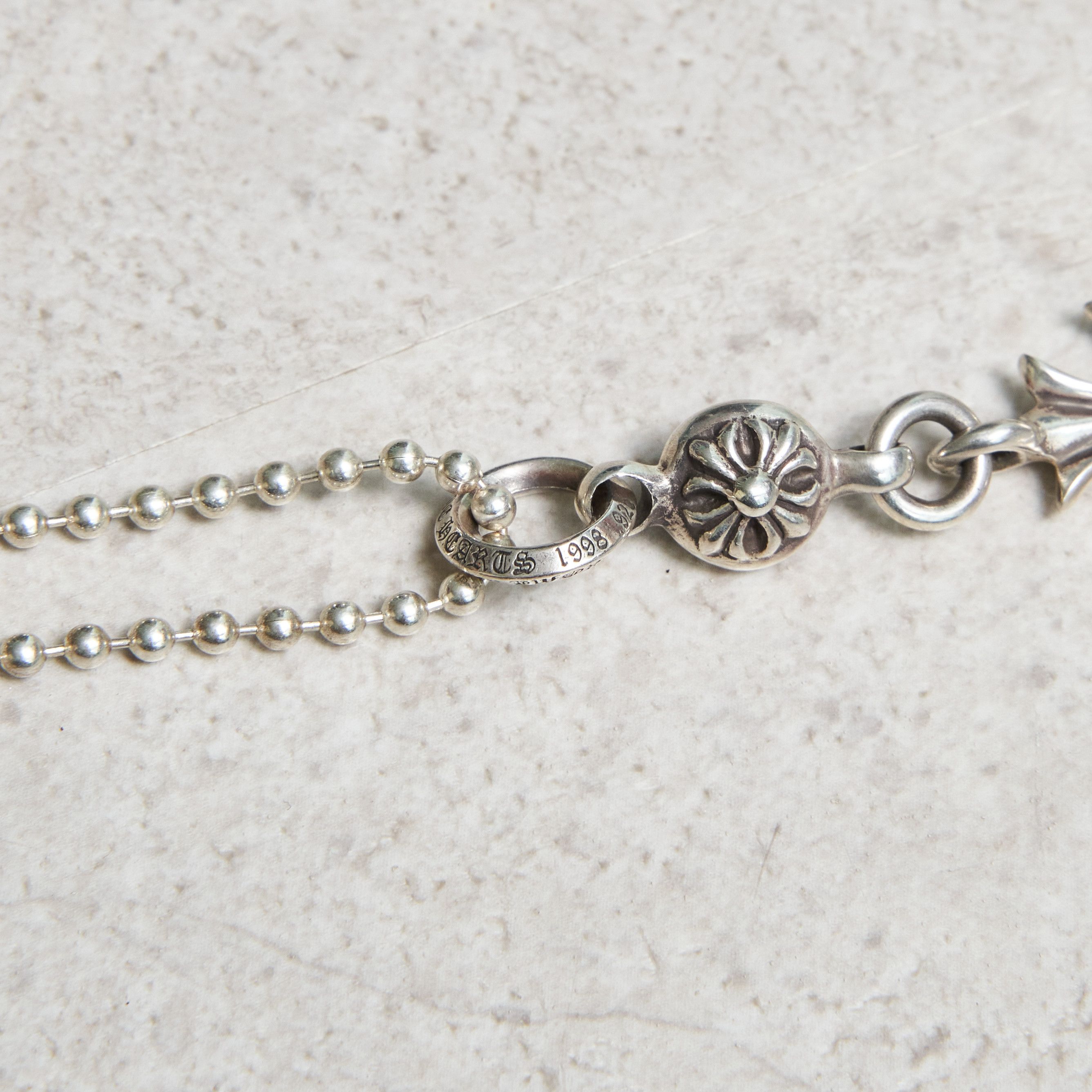 Chrome Hearts CHROME HEARTS Tiny Cross Ball Chain Necklace Size ONE SIZE - 5 Thumbnail