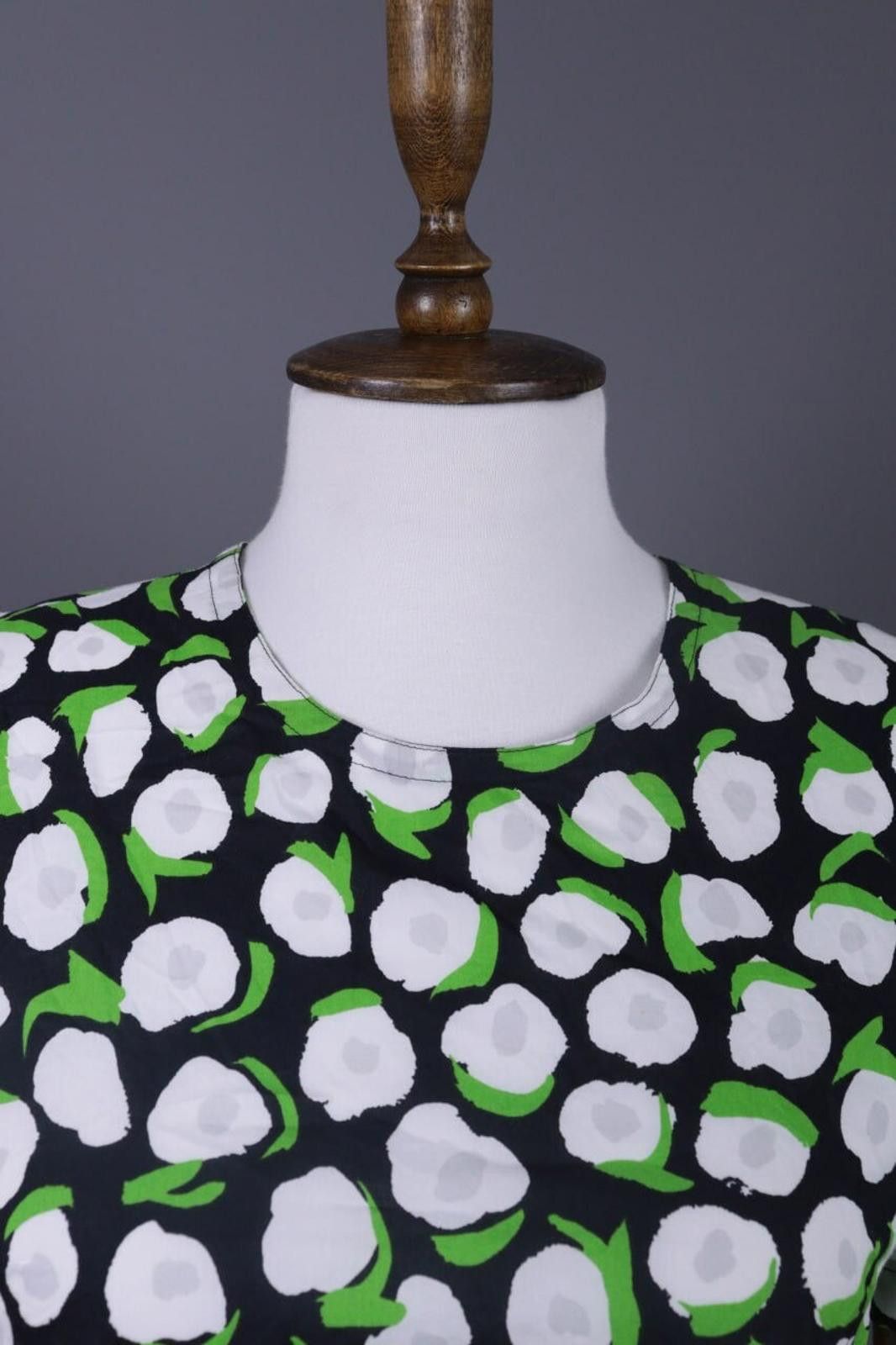 Marimekko Marimekko Black Floral Summer Blouse Shirt Size 34 Size M / US 6-8 / IT 42-44 - 4 Thumbnail