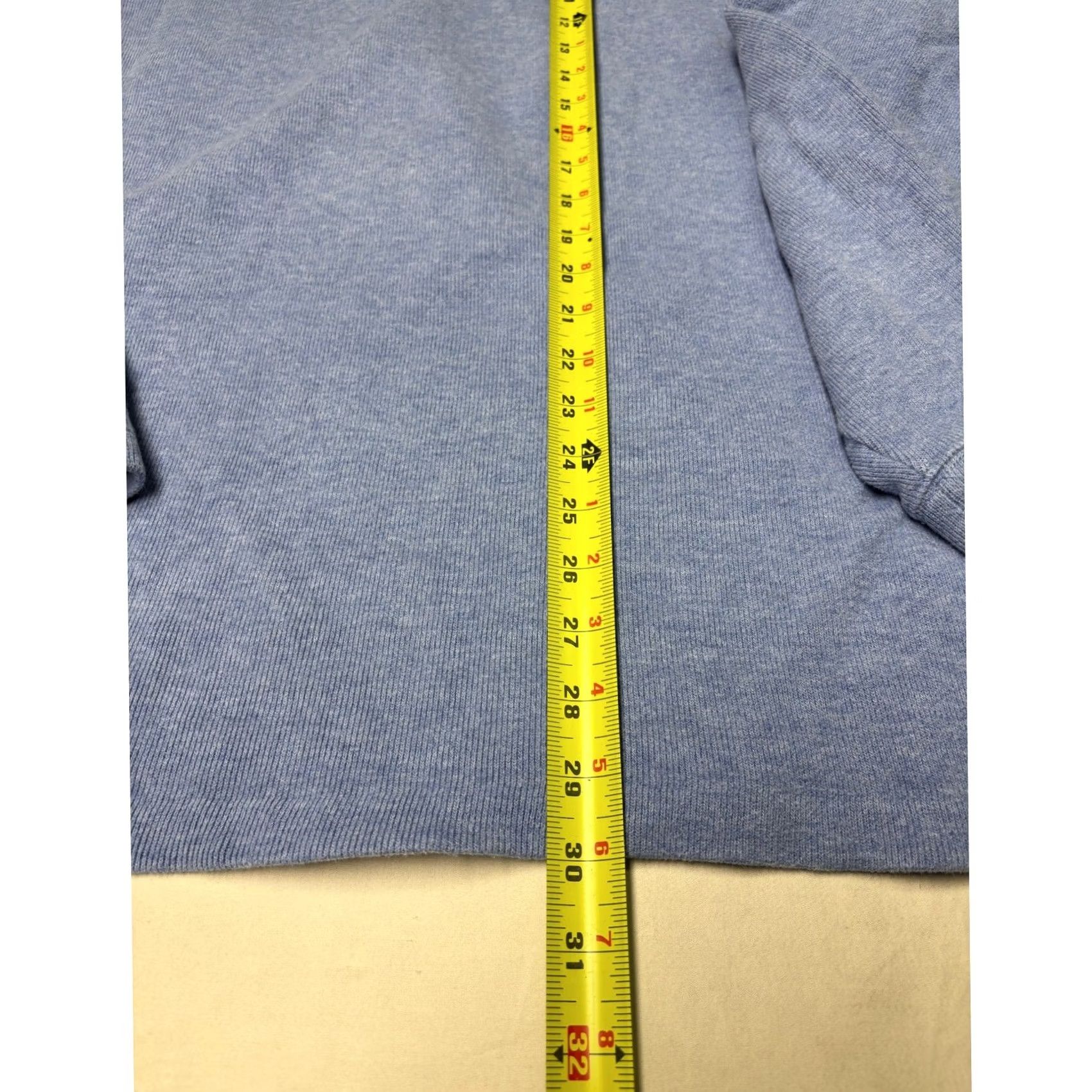 Polo Ralph Lauren Polo Ralph Lauren Mens XXL Blue Cotton Quarter Zip Pullover Heathered Sweater Size US XXL / EU 58 / 5 - 6 Thumbnail