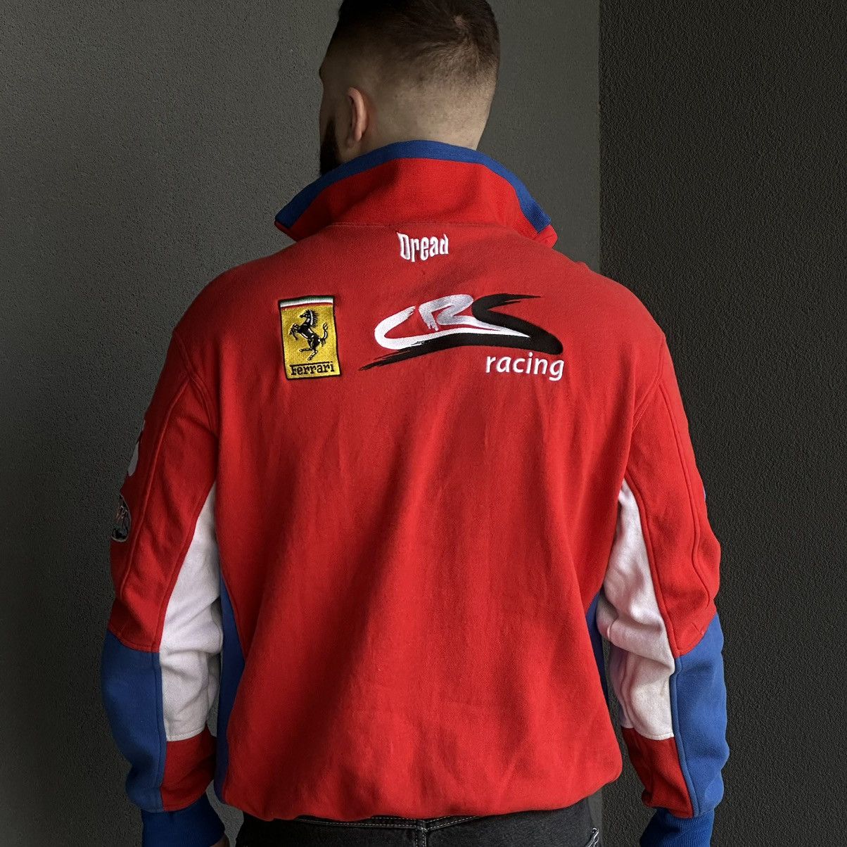 Vintage Vintage Zip 1/4 Zip Sweater Racing Sky Moto FW1 PPG Michelin Size US XL / EU 56 / 4 - 3 Thumbnail