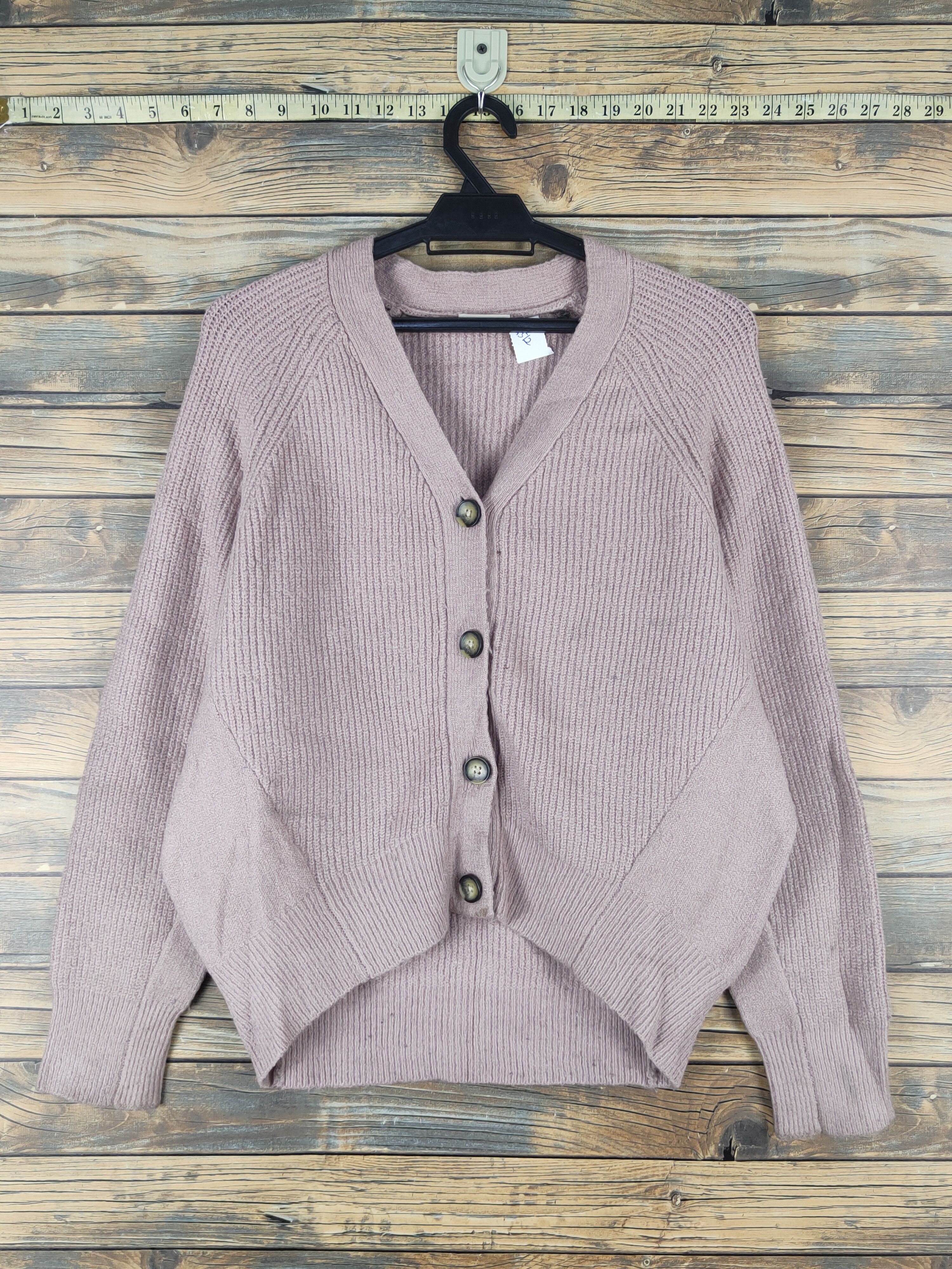GU GU Pink Knitwear Cardigan #W1512 Size L / US 10 / IT 46 - 1 Thumbnail