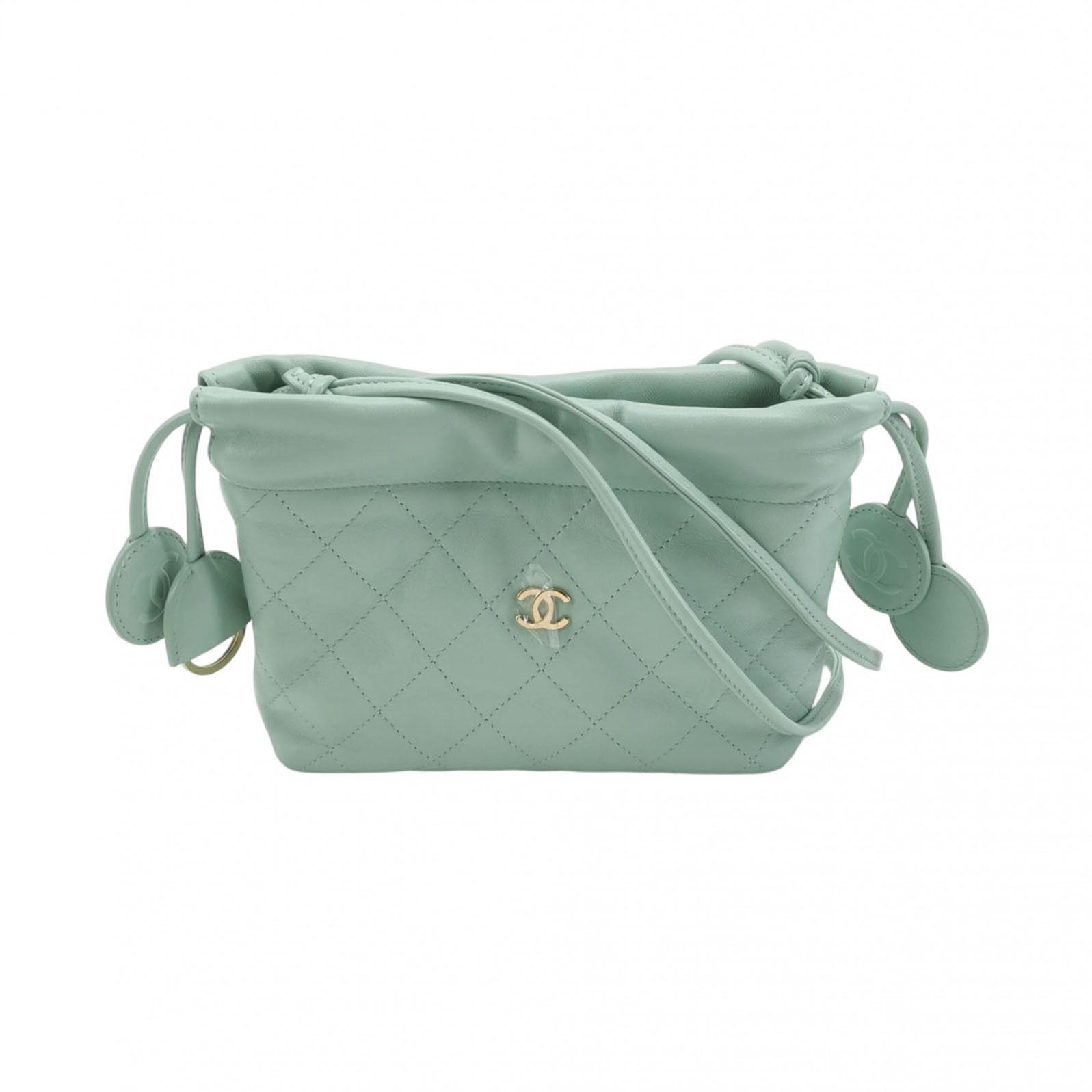 Chanel Chanel Quilted Lambskin Drawstring Shoulder Bag Size ONE SIZE - 1 Thumbnail