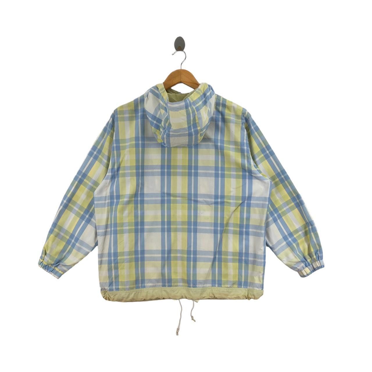 Ellesse Vintage ELLESSE Check Tartan Hooded Bomber Jacket Size M / US 6-8 / IT 42-44 - 2 Thumbnail