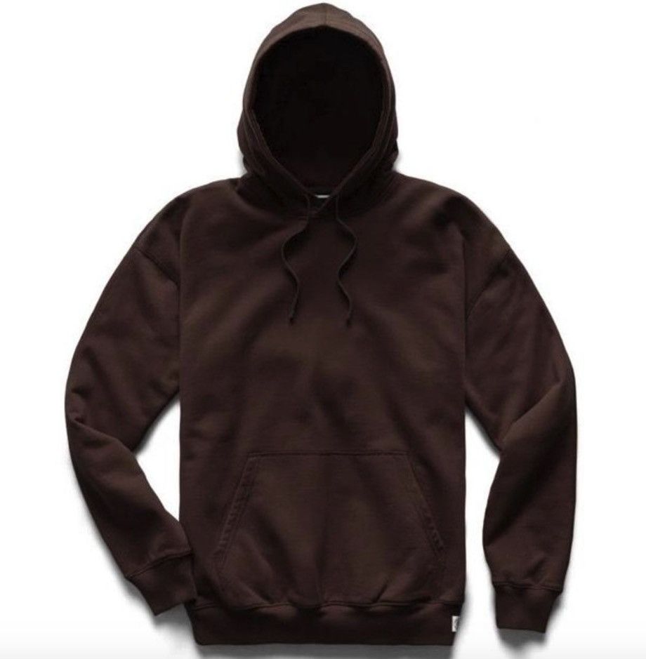 image of Reigning Champ Relaxed Midweight Hoodie (Earth) in Brown, Men's (Size Medium)