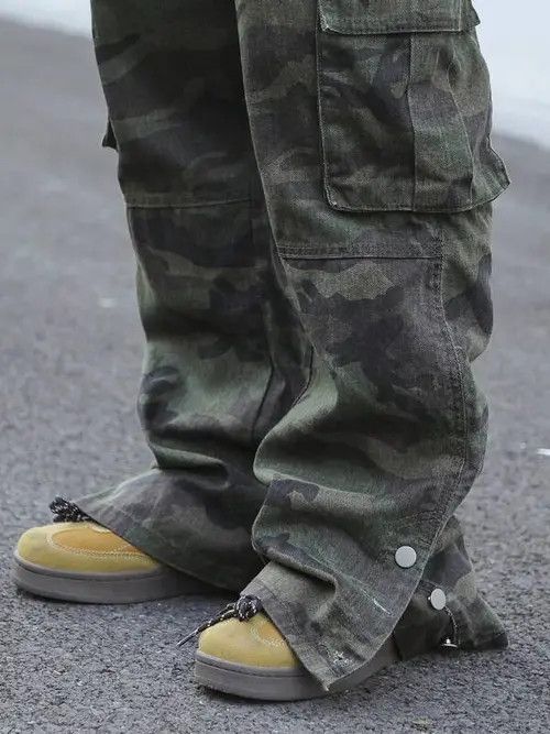 Designer Noriyo x Yuko y2k baggy cargo hiphop Camo pants Size US 32 / EU 48 - 8 Thumbnail