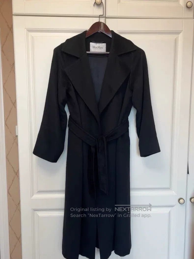 Max Mara Max Mara Black Camel Fleece Coat Size XS / US 0-2 / IT 36-38 - 1 Thumbnail