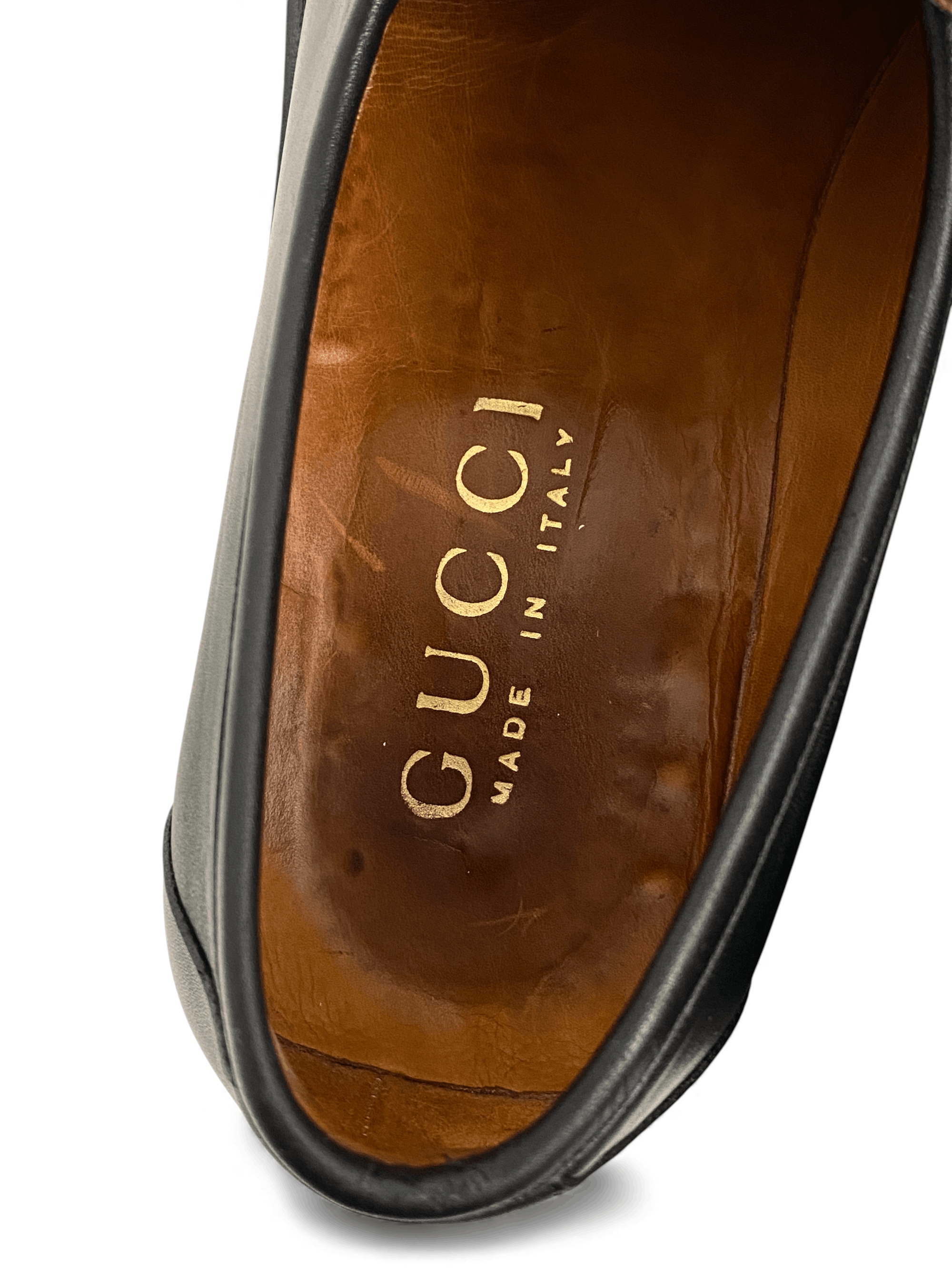 Gucci Gucci Horsebit GG Classic Dress Black Leather Loafers Shoes Size US 10.5 / EU 43-44 - 7 Thumbnail