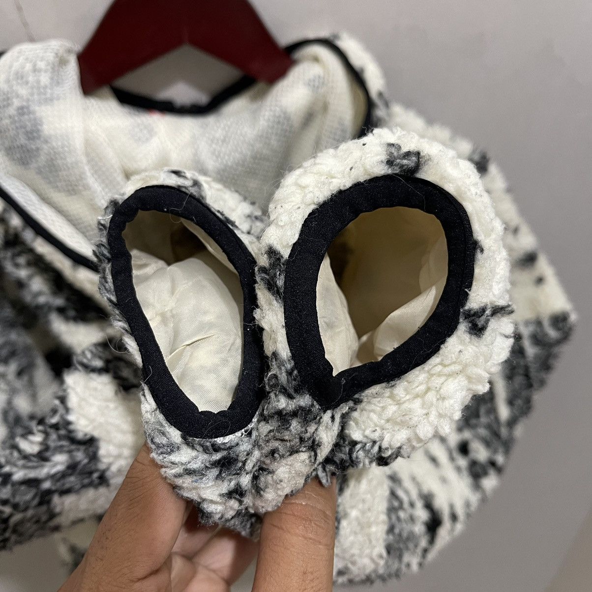 DC DCSHOECOUSA Skateboard Aztec Design Shearling Hoodie Jacket Size US S / EU 44-46 / 1 - 14 Thumbnail