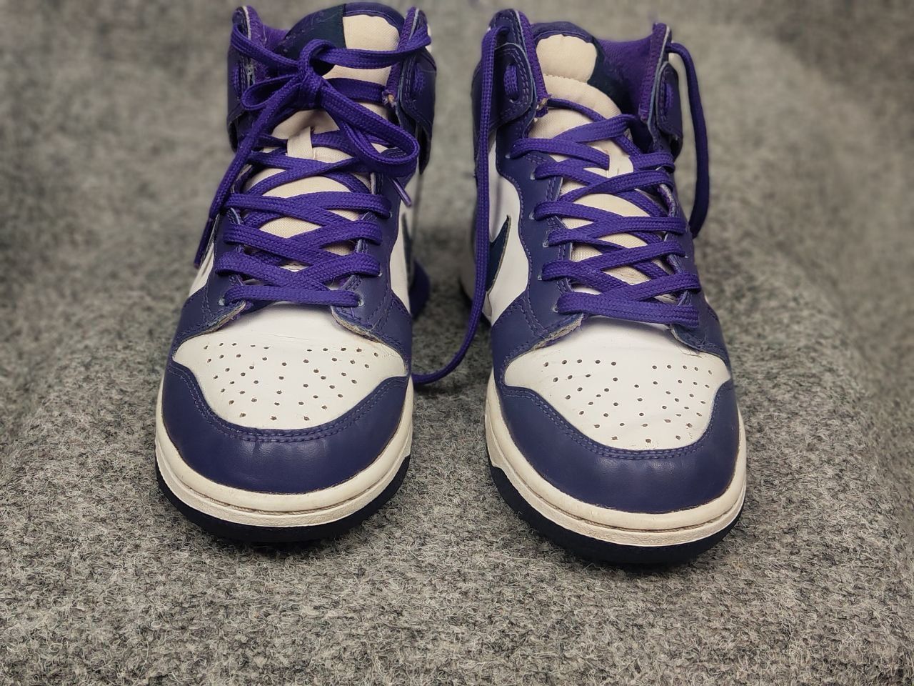 Nike Nike Dunk High Electro Purple Leather Shoes Sneaker Vintage Size US 8 / IT 38 - 8 Thumbnail