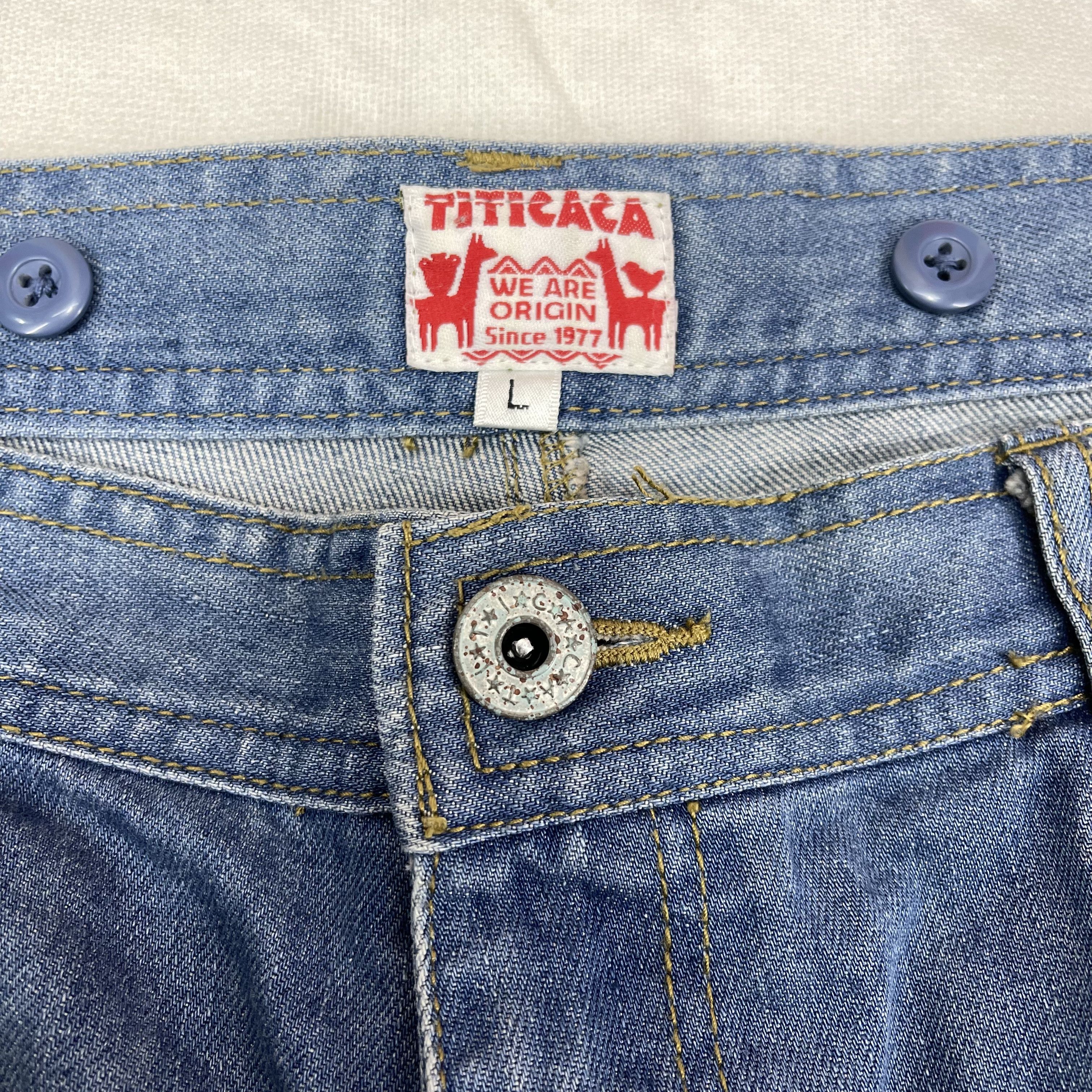 Japanese Brand TITICACA Denim Jeans #1220/AQ Size US 34 / EU 50 - 14 Thumbnail