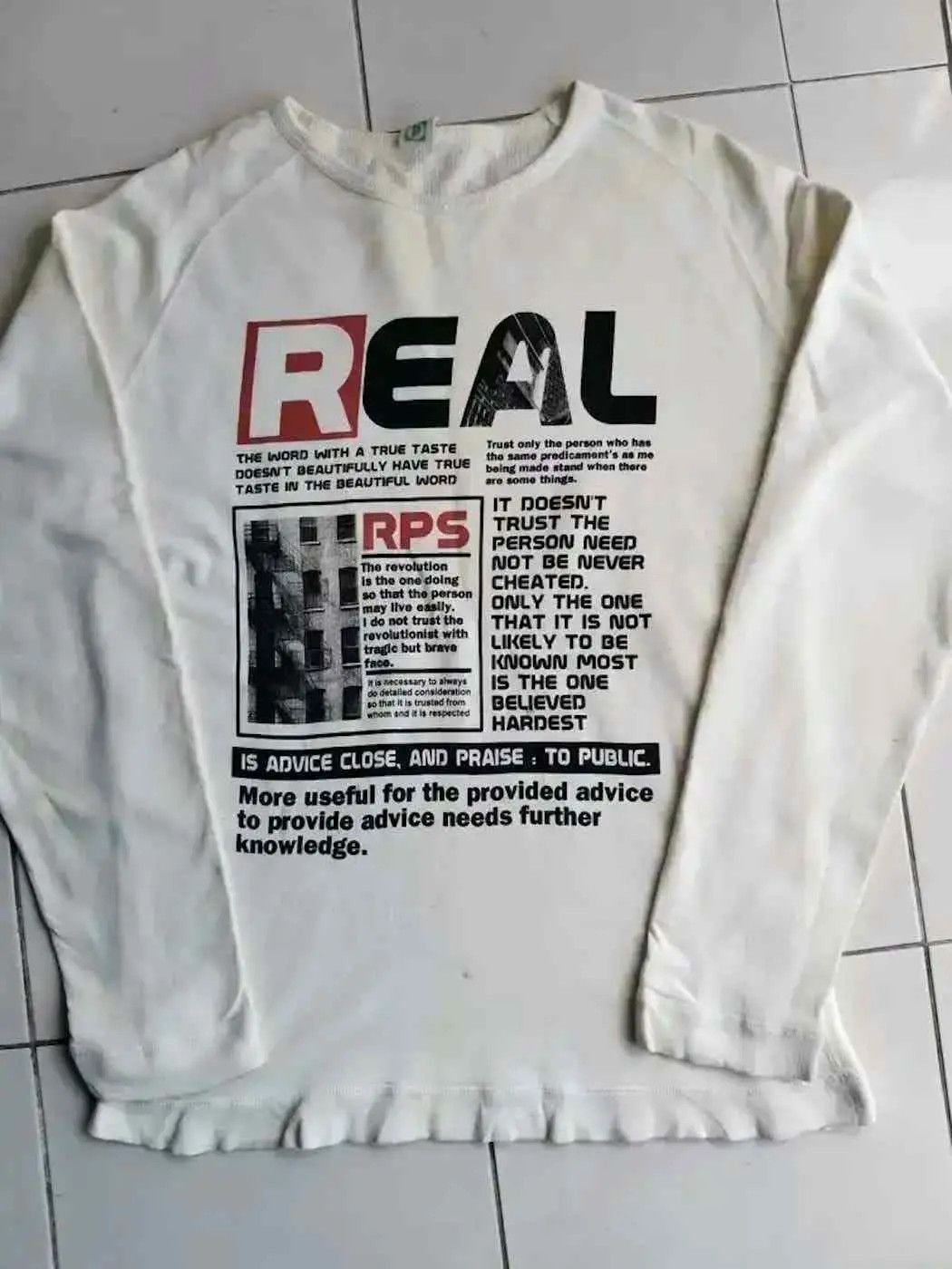 Vintage Vintage Real RPS Sweatshirt Size US L / EU 52-54 / 3 - 1 Thumbnail