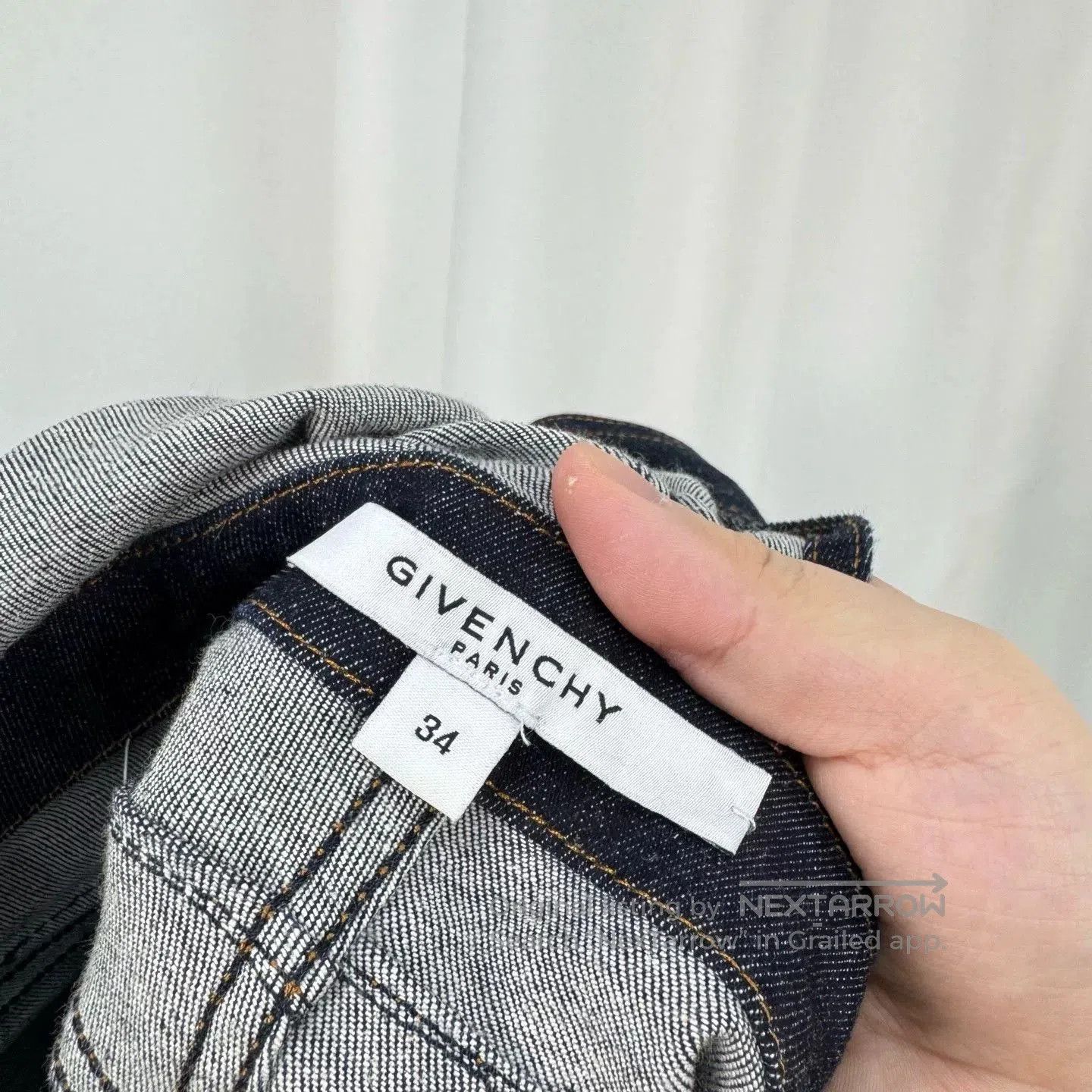 Givenchy Givenchy Washed Denim Leather Patch Overalls. Size US 34 / EU 50 - 6 Thumbnail