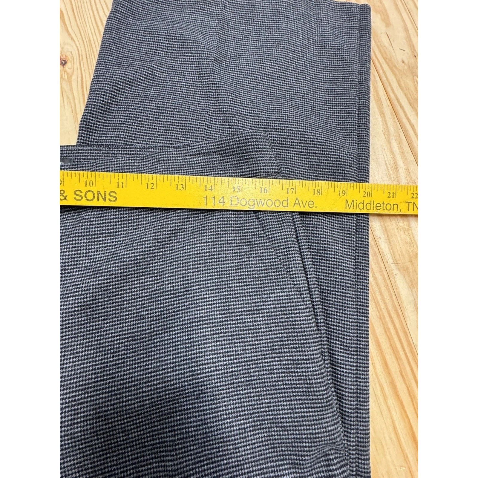 Loft Loft NWT Button Pocket Trouser Pants Size 8 Black/Gray Size 30" / US 8 / IT 44 - 3 Thumbnail