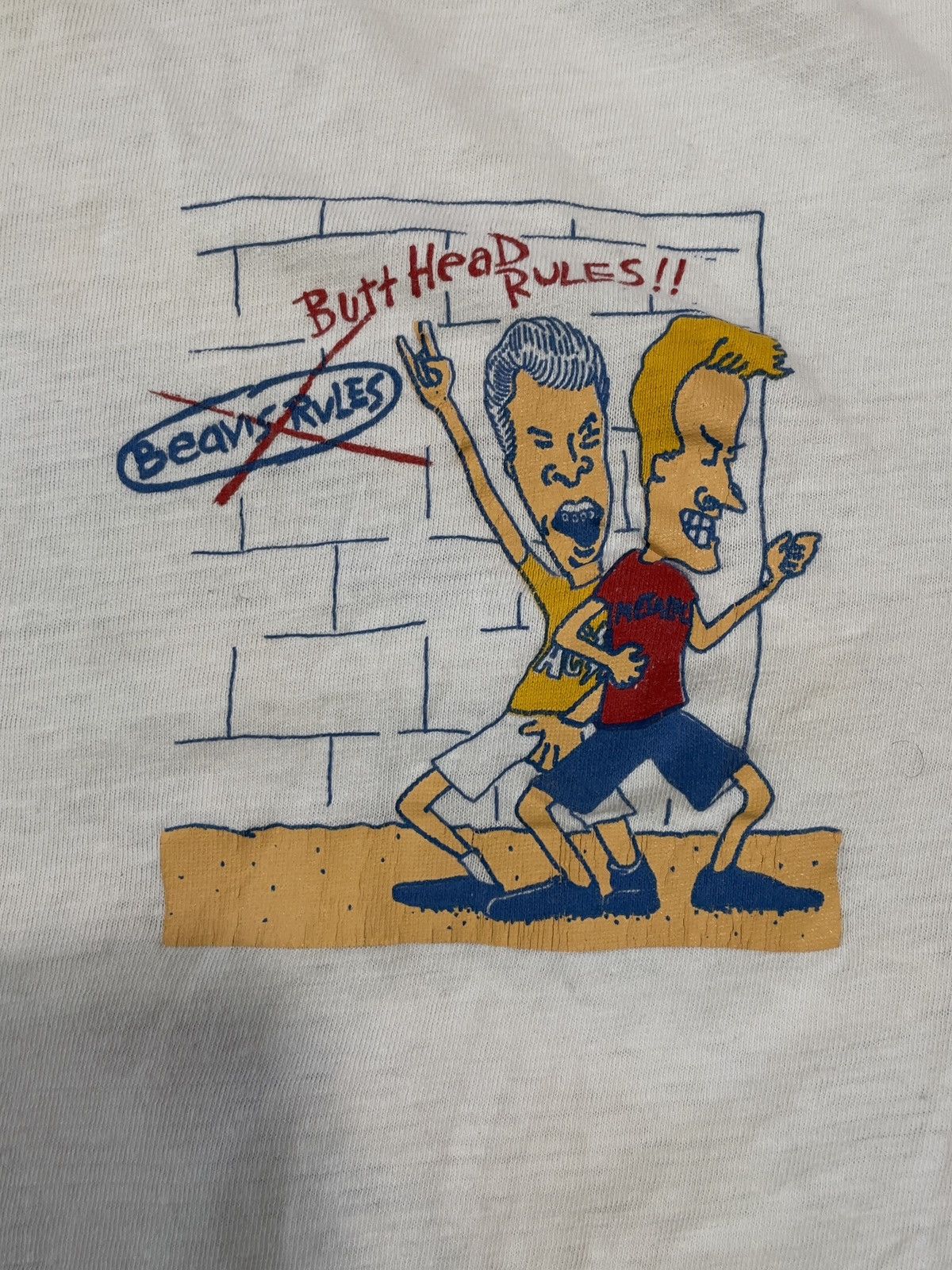 Cartoon Network Vintage Beavis And Butthead Tshirt Single Stitch Sz L Size US L / EU 52-54 / 3 - 3 Thumbnail