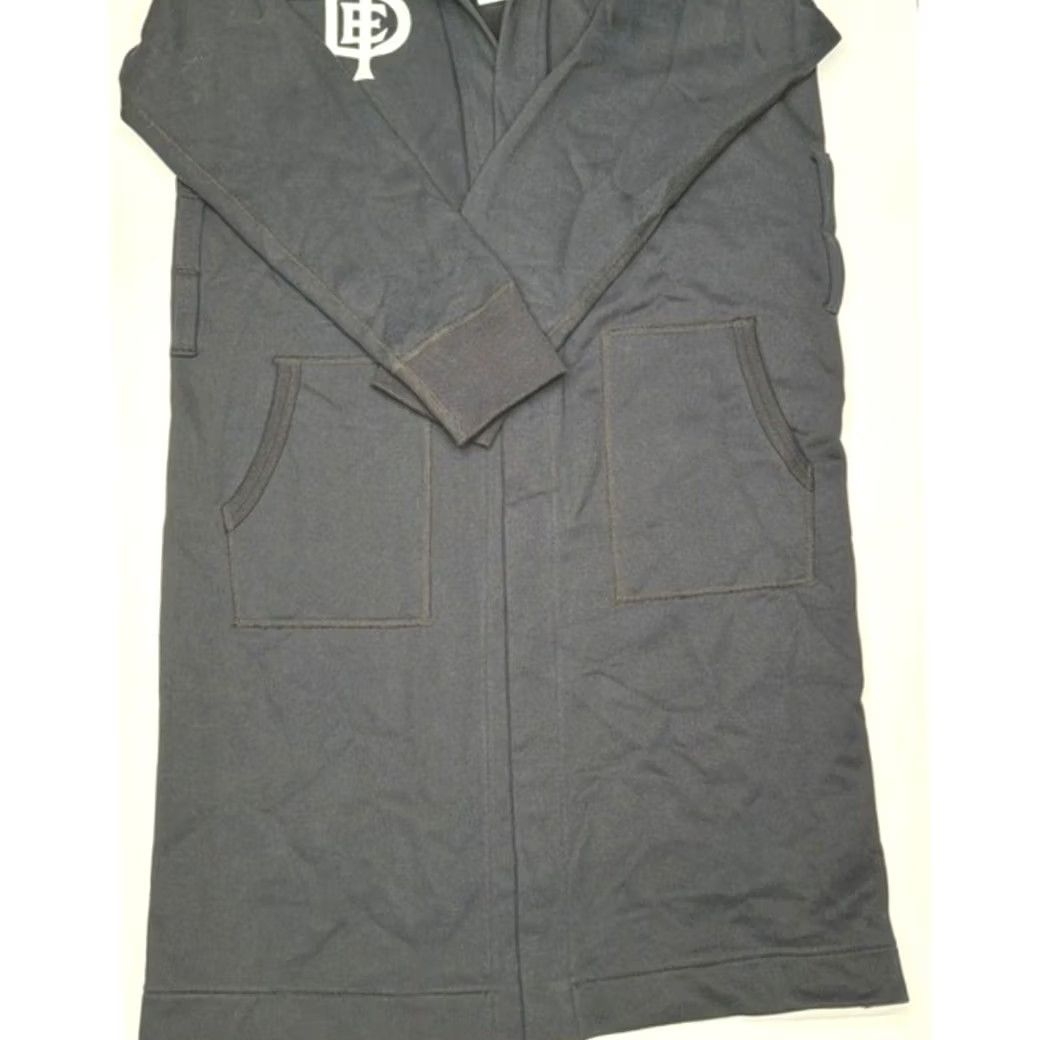 Reigning Champ Hoodie Mens S Black White Logo Longline Jacket, Men's — image 3 of 6