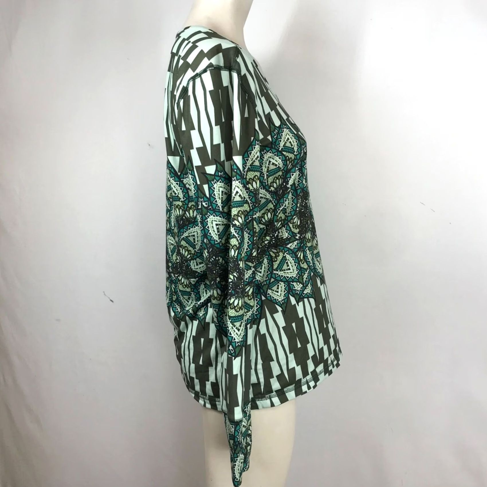 Vintage TITLE NINE - WOMEN'S M - GREEN LONG SLEEVE SHIRT Size M / US 6-8 / IT 42-44 - 5 Thumbnail