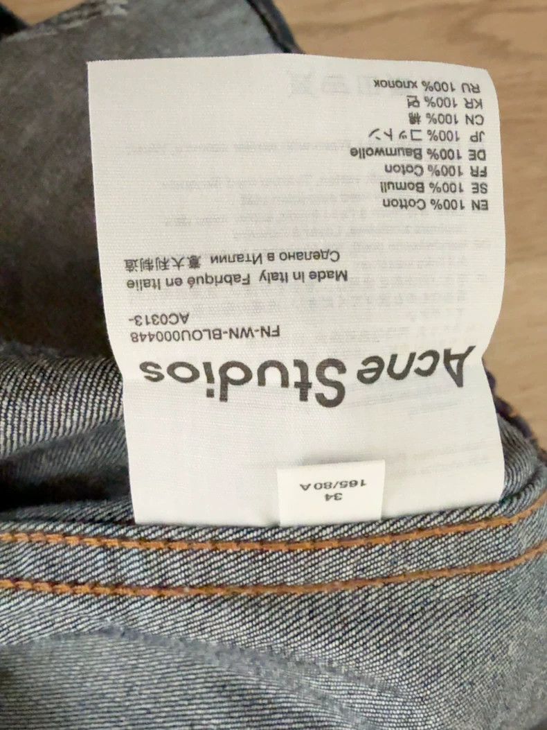 Acne Studios Acne Studios size:34 Little dog denim shirt Size XXS / US 00 / IT 34 - 5 Thumbnail